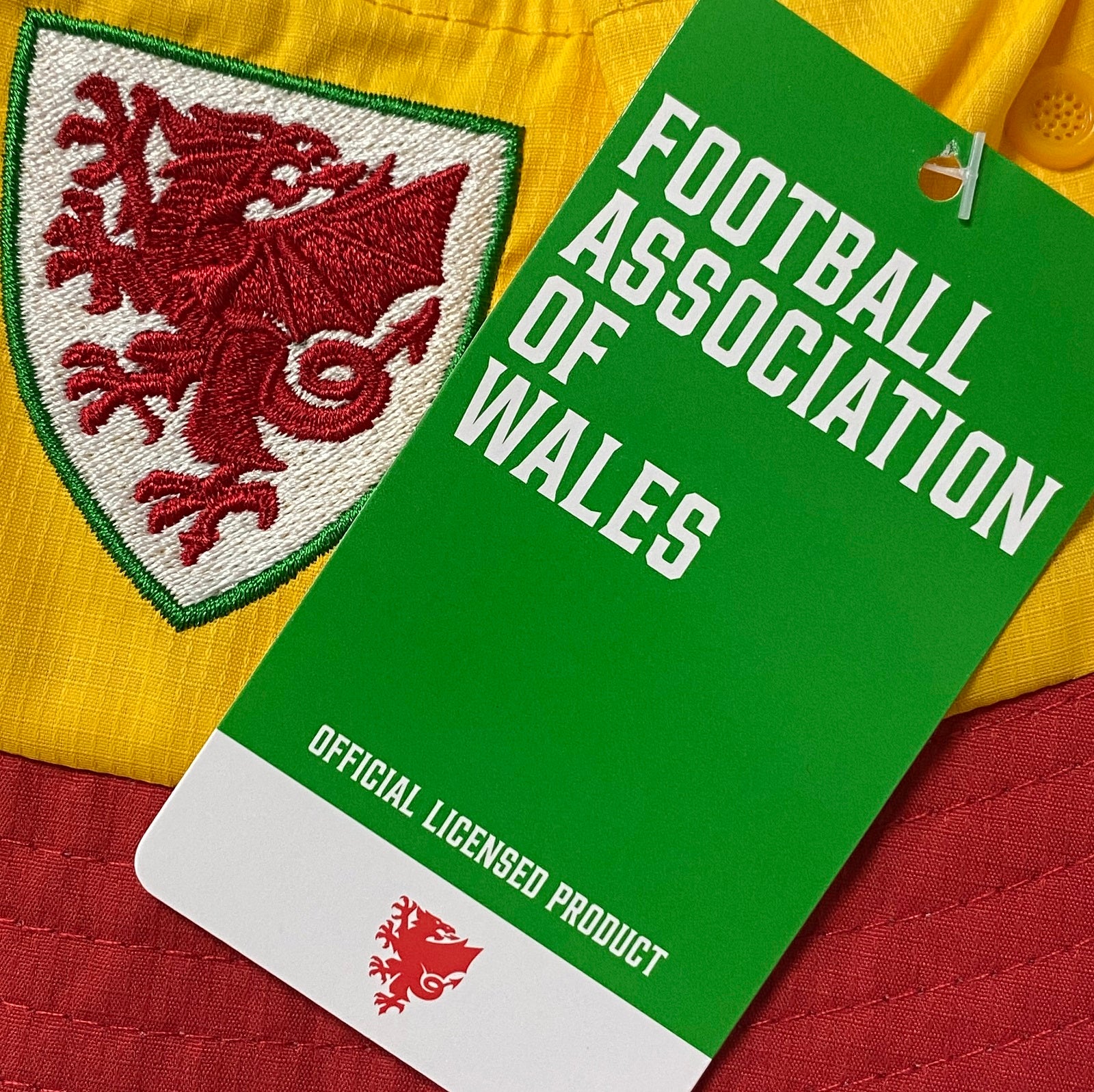Wales bucket hat in red, yellow & green