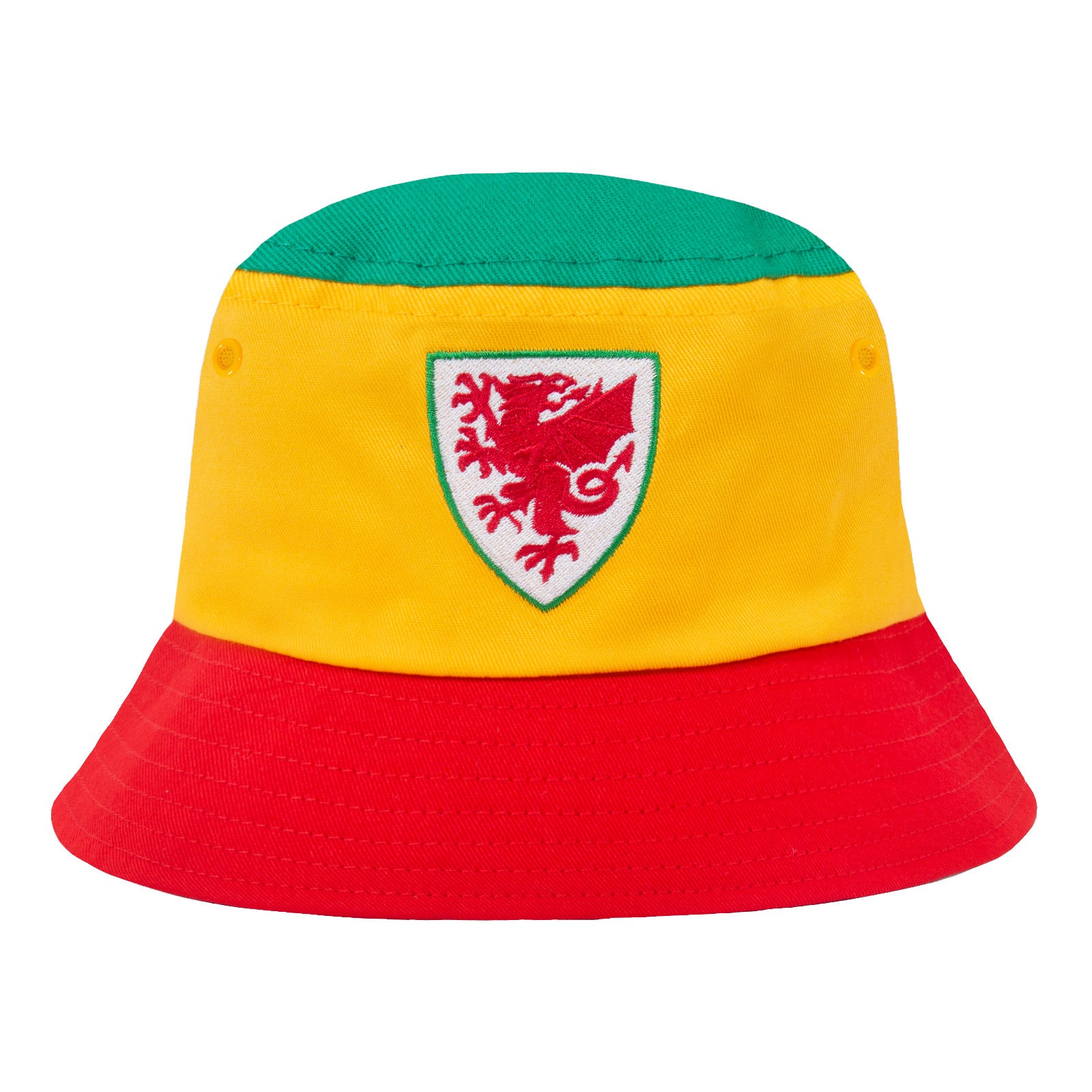 Wales bucket hat in red, yellow & green