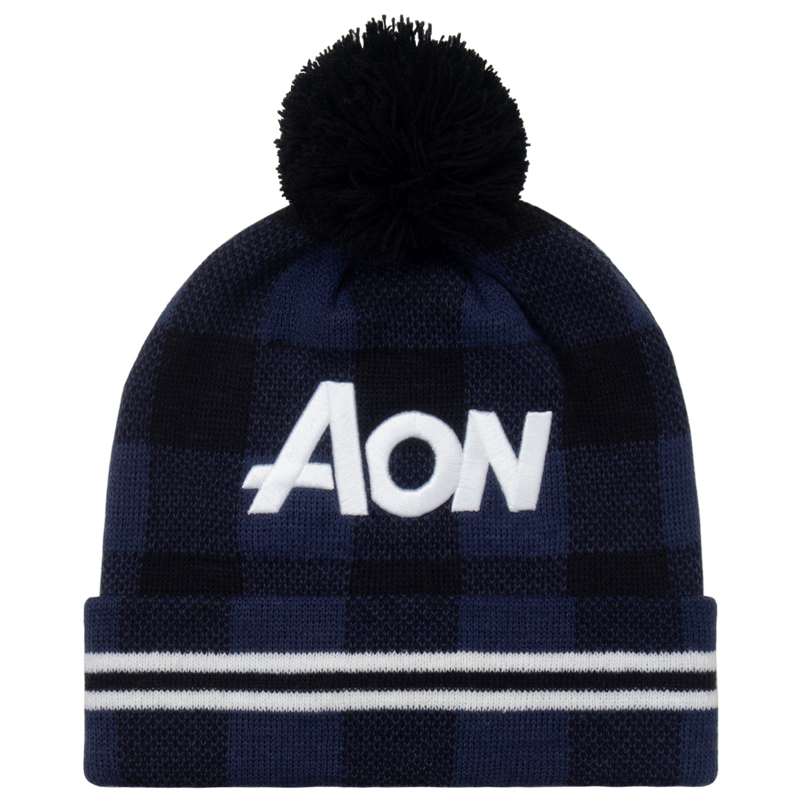 Man United bobble hat in retro blue 2013 colours