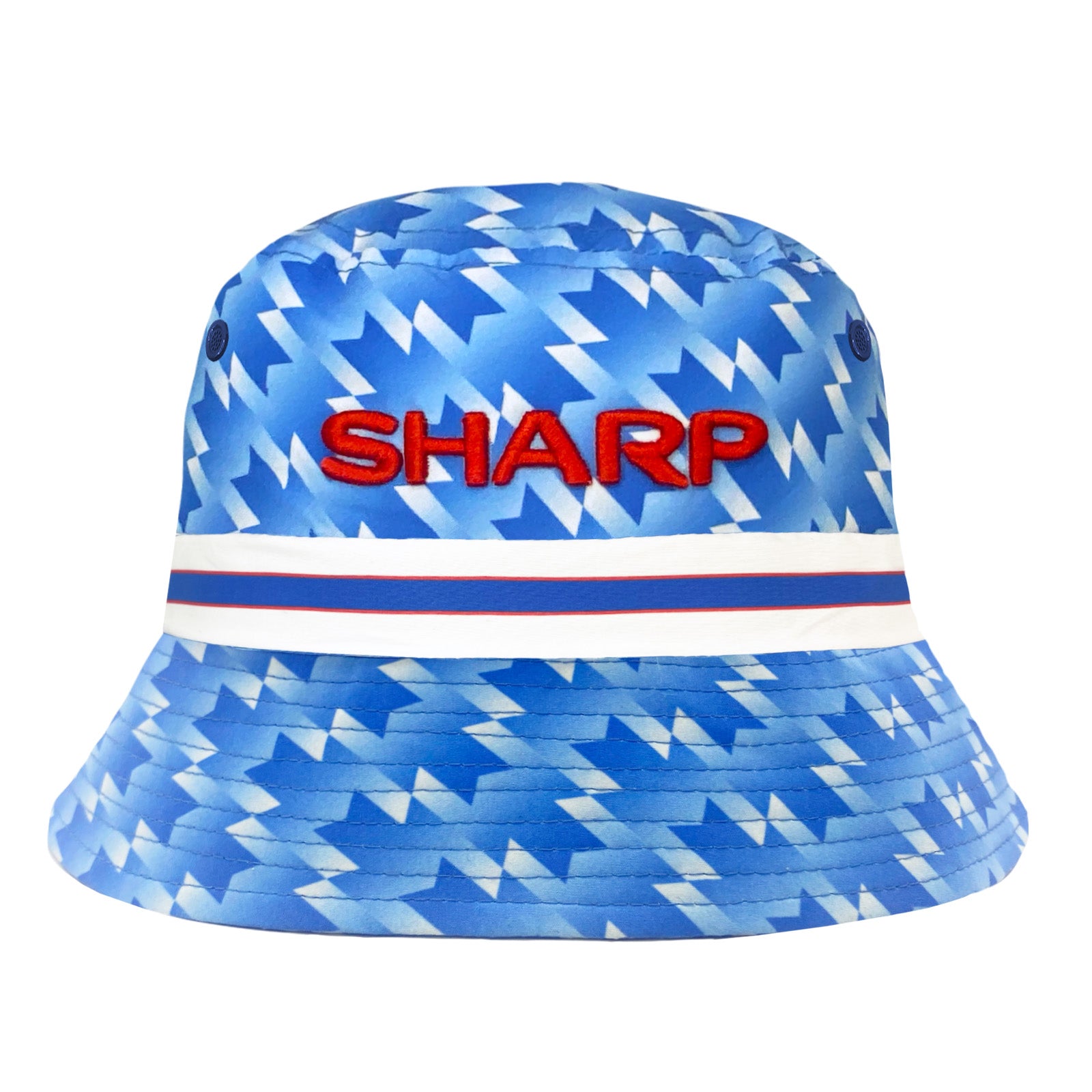 Man United bucket hat in retro blue 1990 colours