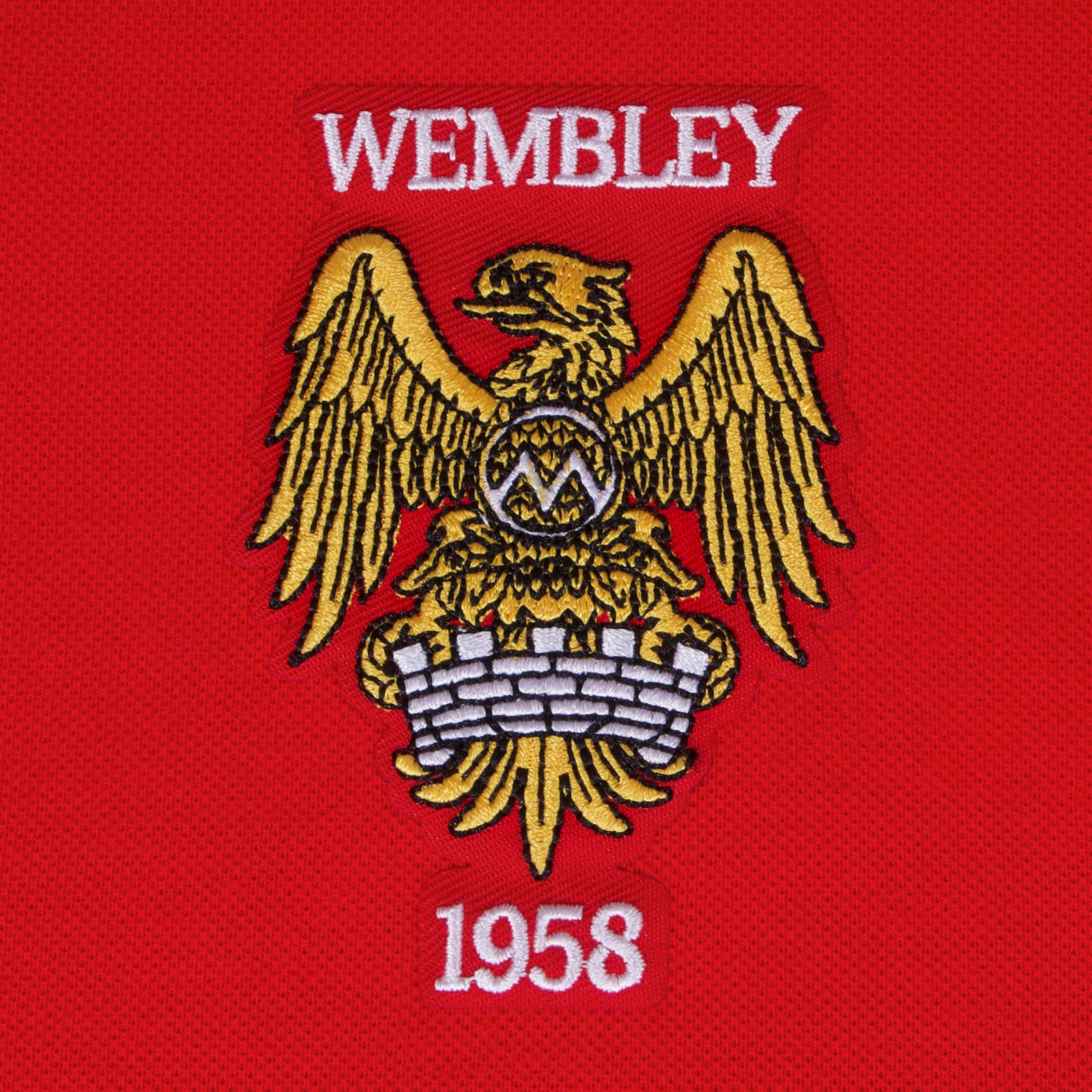 Man United polo shirt in red Wembley 58 colours
