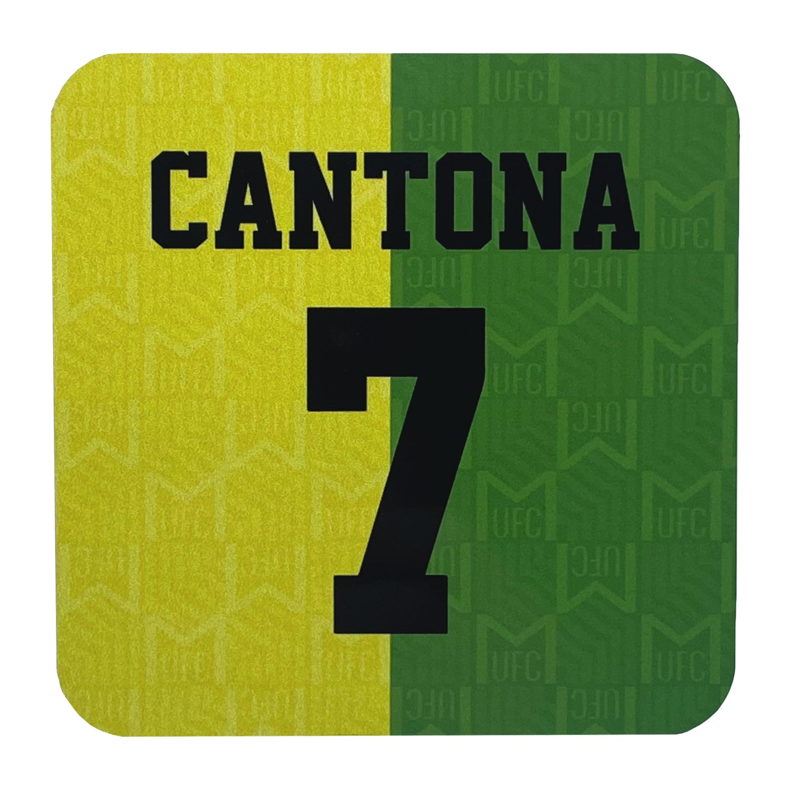 Man United Football Coasters with Cantona 7 Image