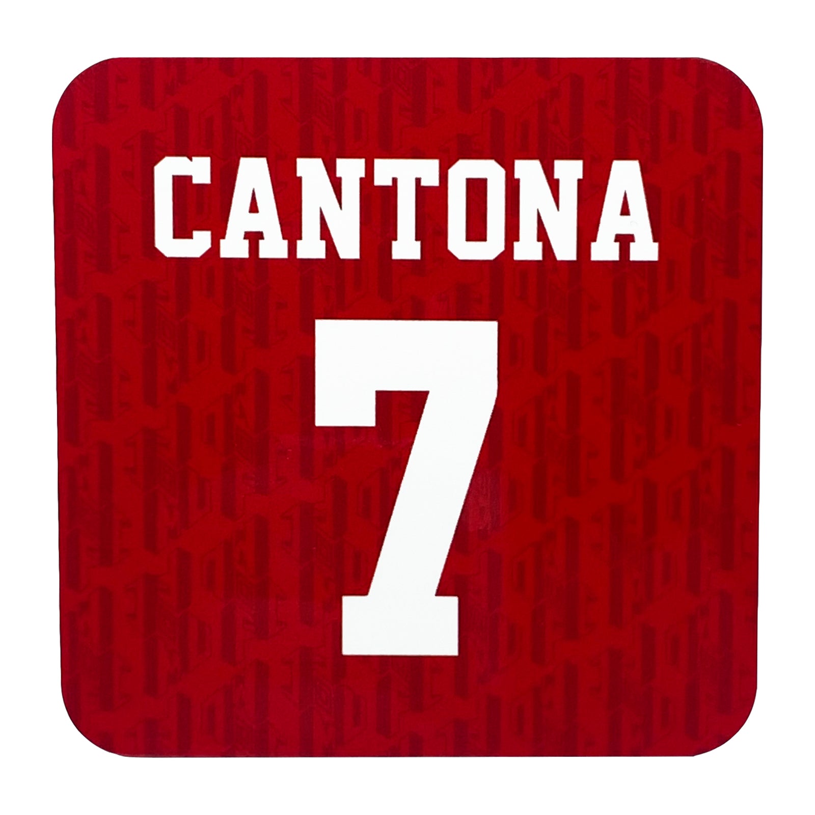 Man United Football Coasters with Cantona 7 Image