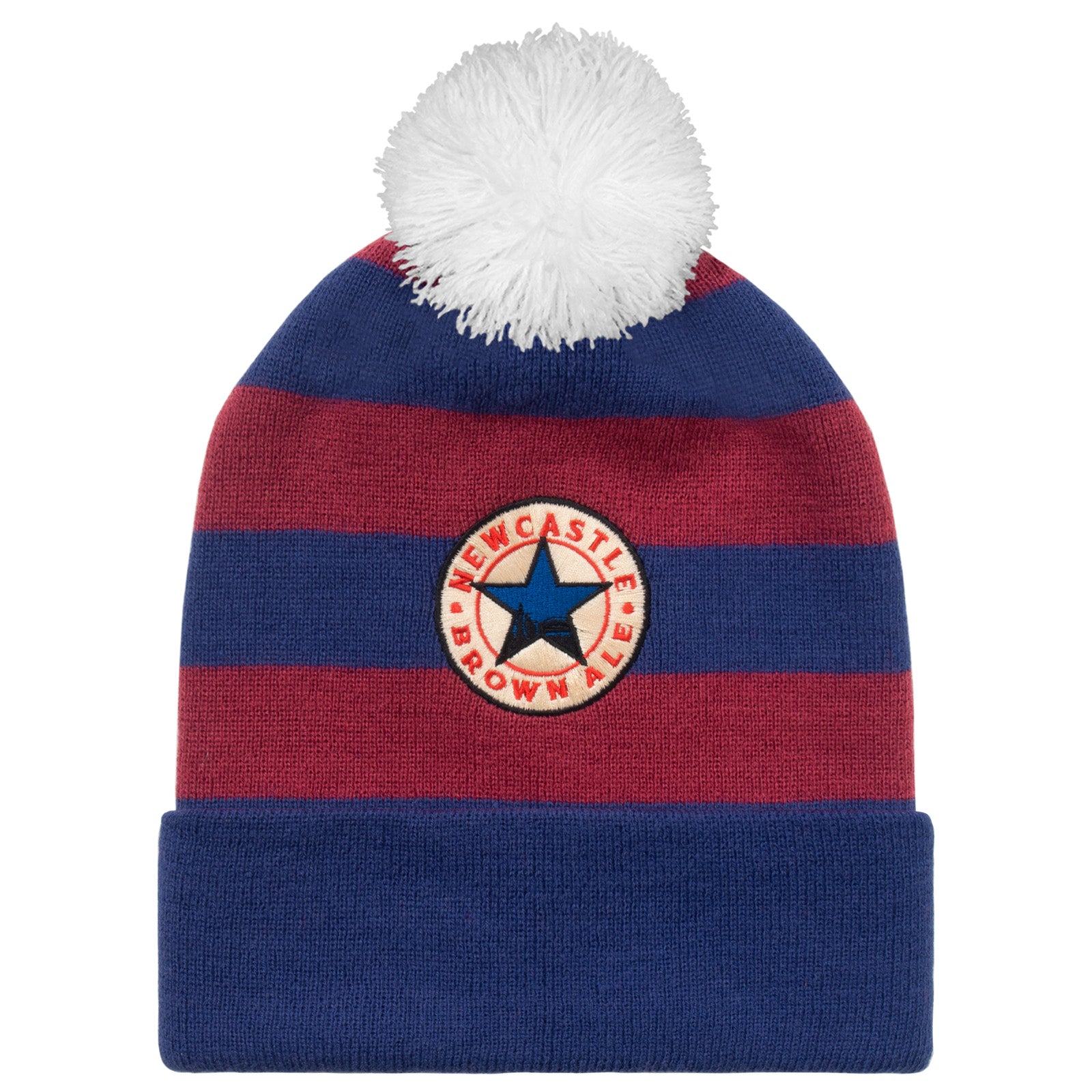 Newcastle United bobble hat in retro blue 1995 colours