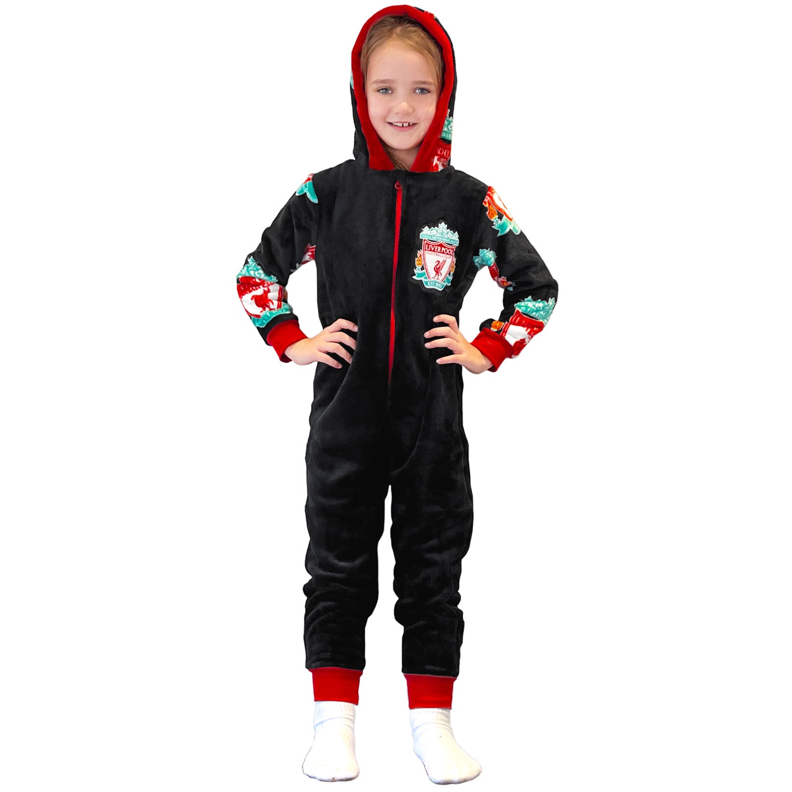 Liverpool onesie for kids in black