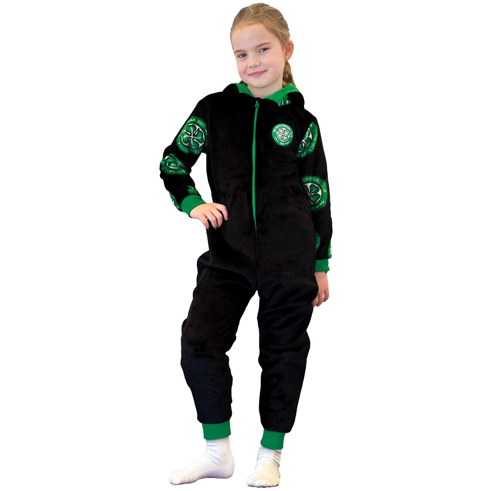 Celtic FC onesie for kids in black