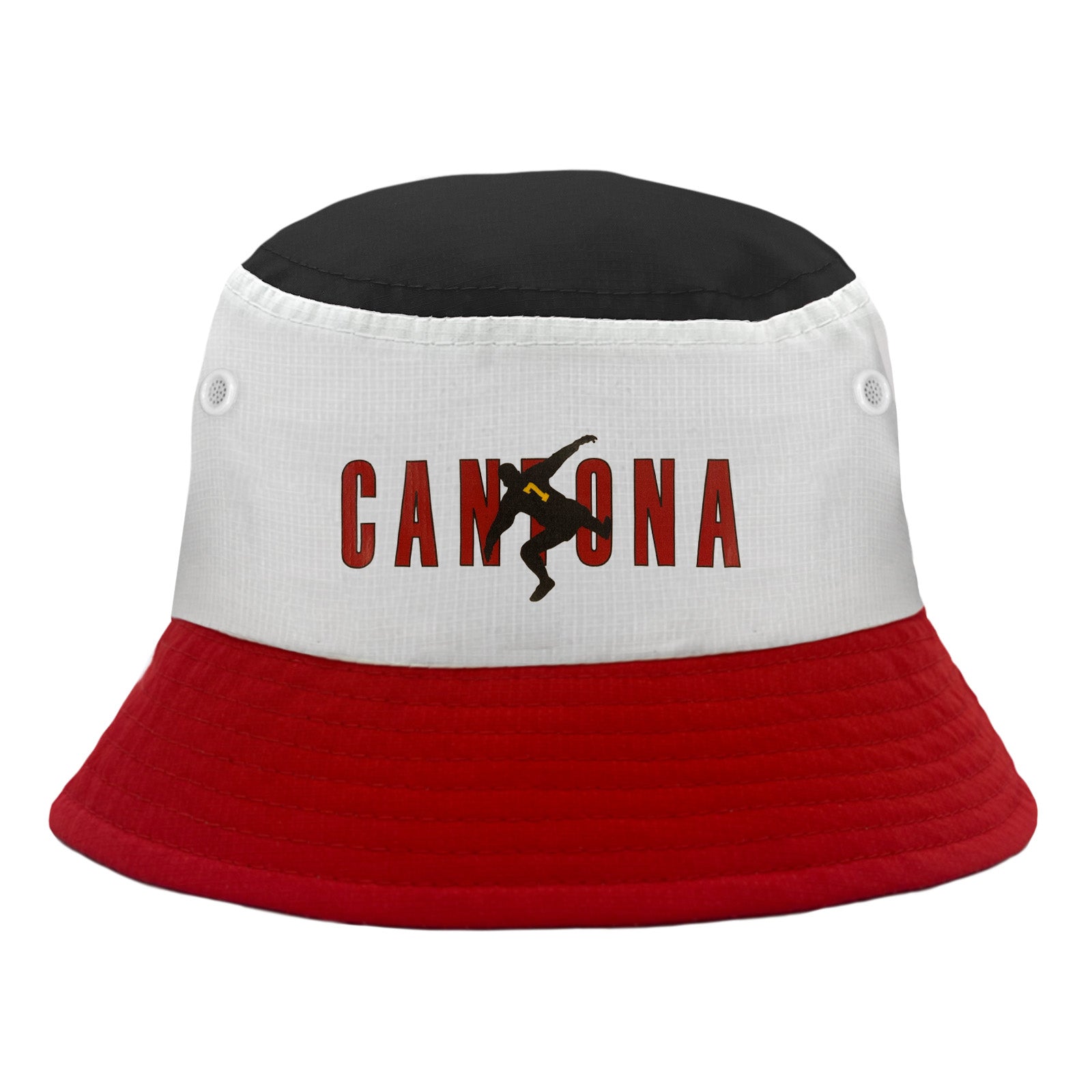 Man United bucket hat in club colours | Cantona