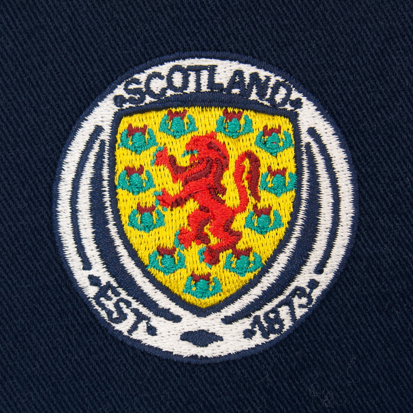 Scotland bucket hat in navy blue and white