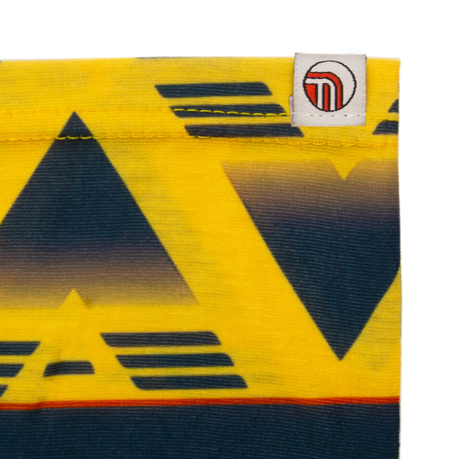 Arsenal snood in retro 1991 in yellow away kit colours