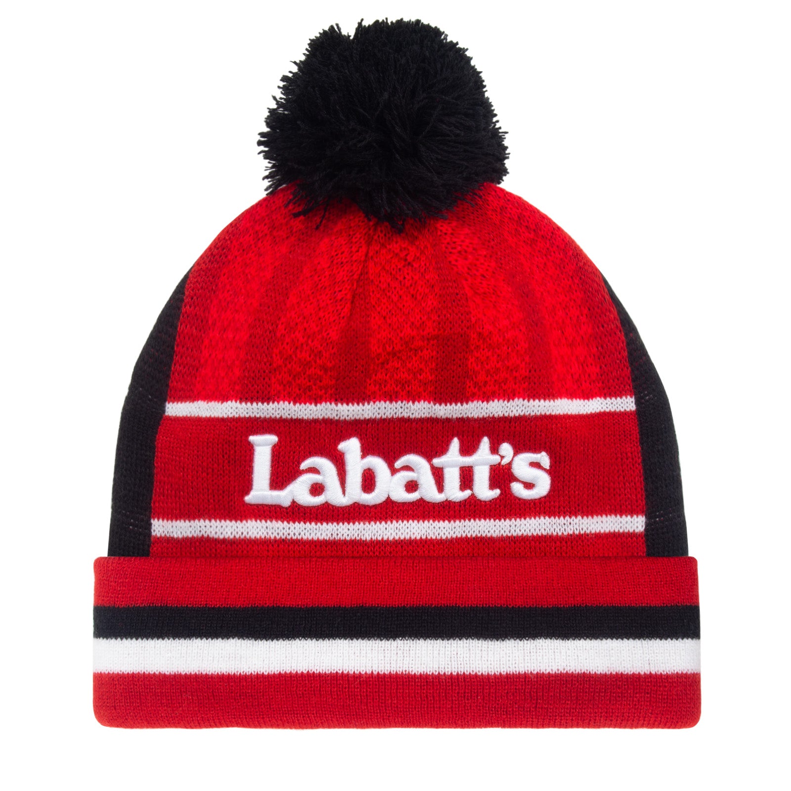 Nottingham Forest retro knitted bobble hat in red 1994 colours