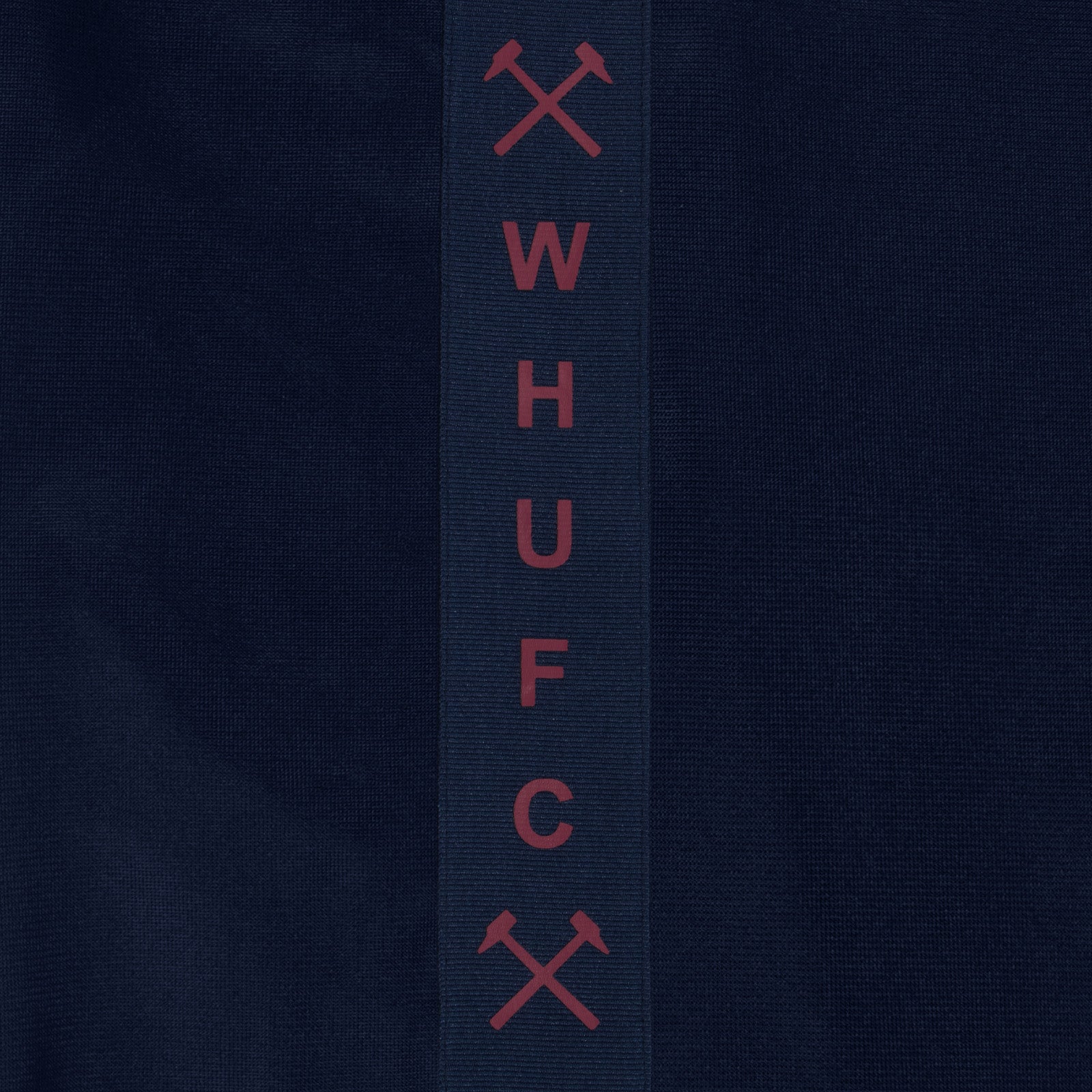 West Ham United adults taped tracksuit in navy blue with club crest and text to both top & pants