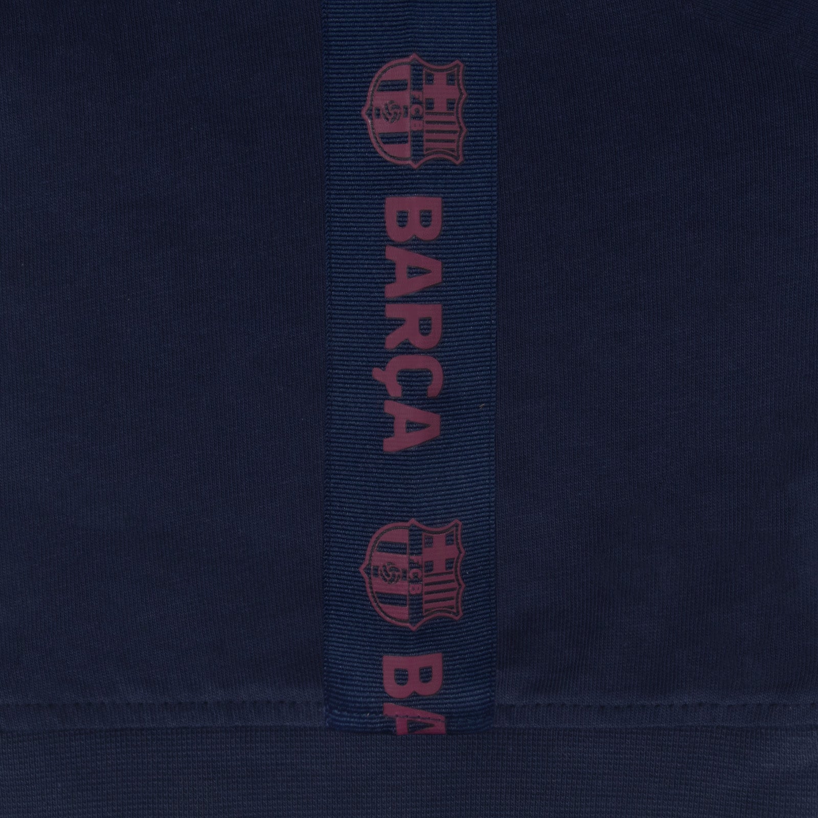 FC Barcelona kids T-shirt, short sleeves in navy blue with club crest to chest