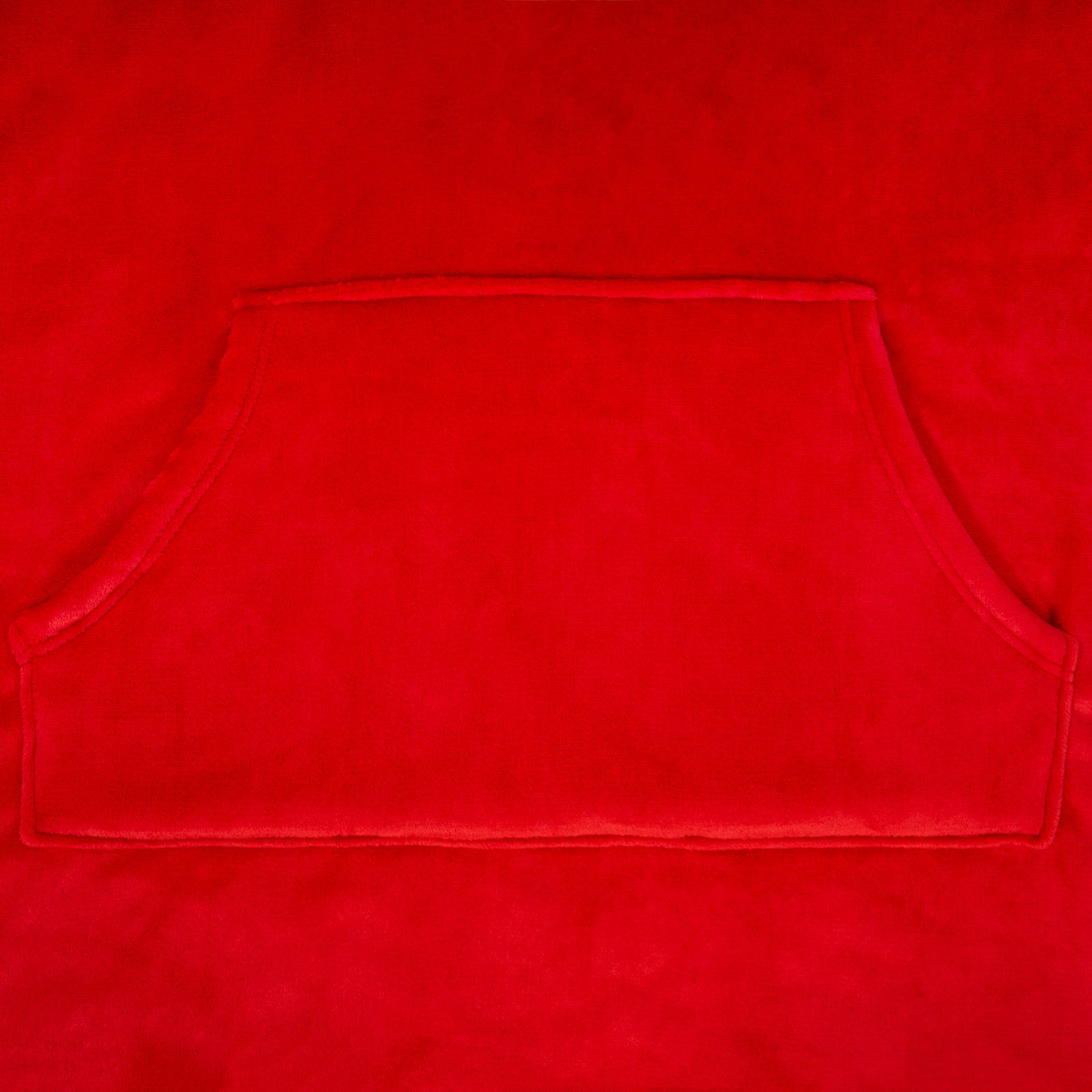 Man United oversized hoodie blanket for kids in red