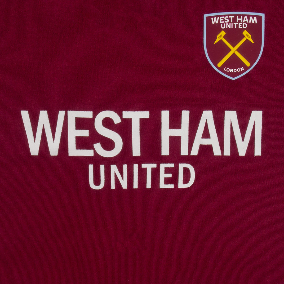 West Ham United FC baby sleepsuit in claret