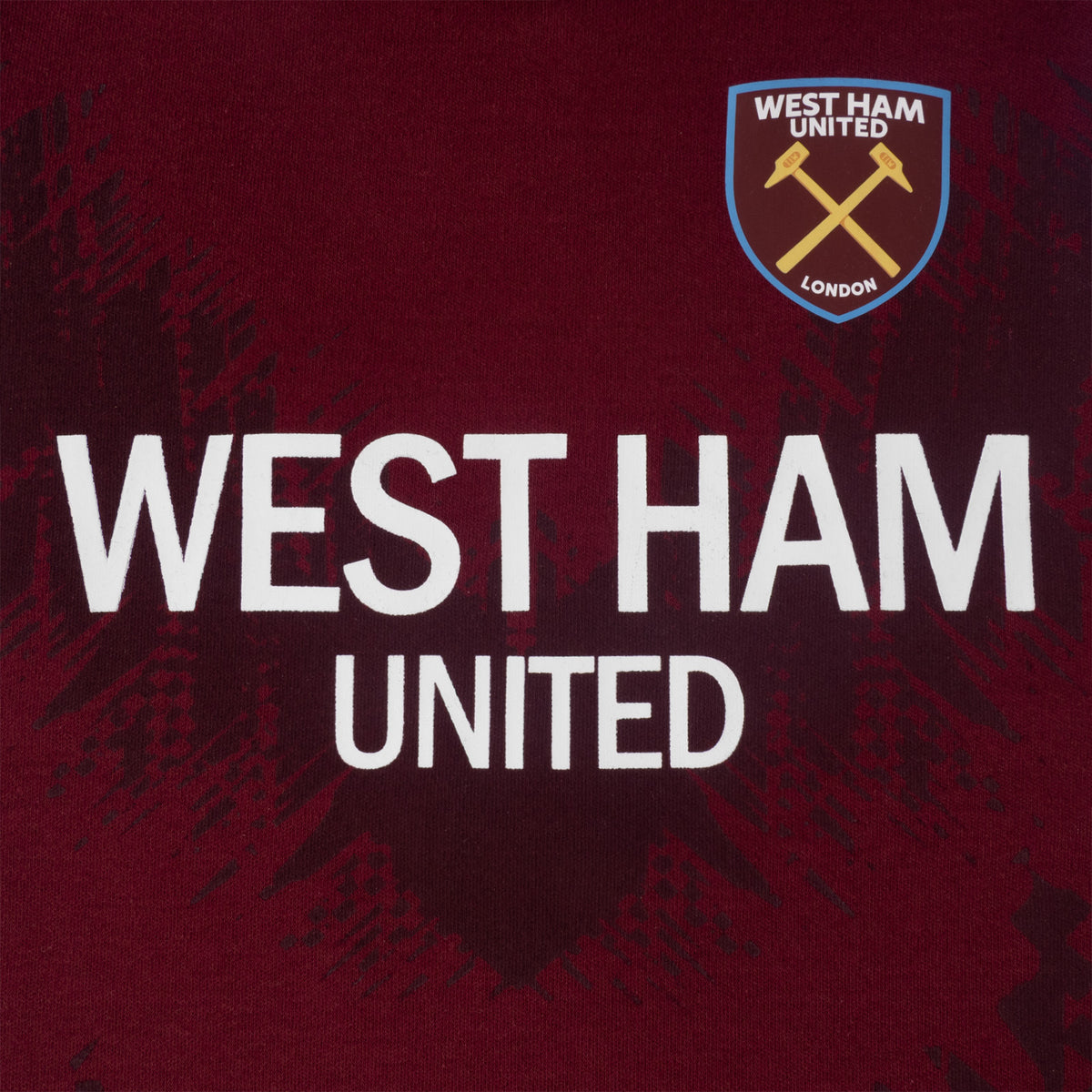 West Ham United FC baby sleepsuit in claret