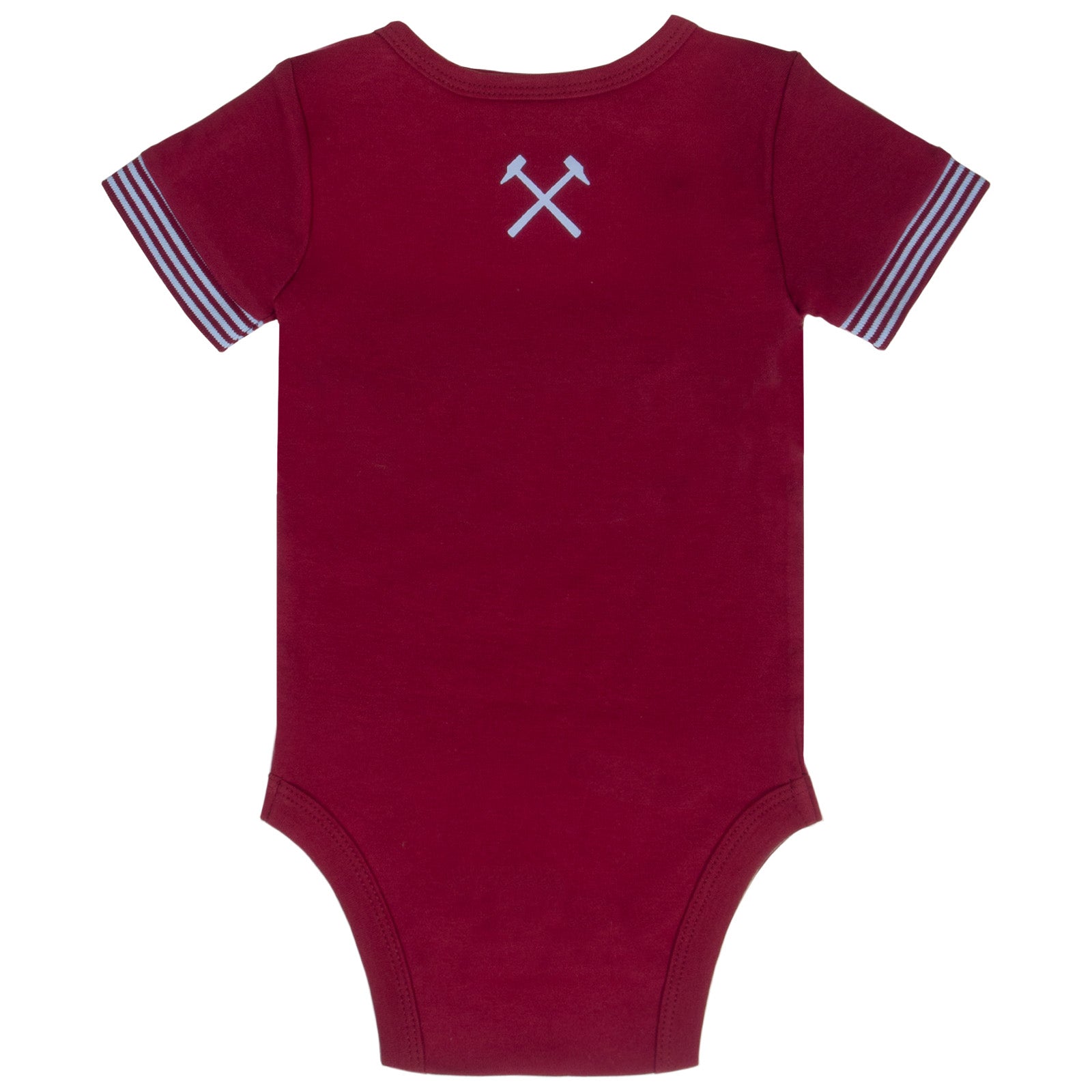 West Ham United FC baby 2pk bodysuit in claret & ecru