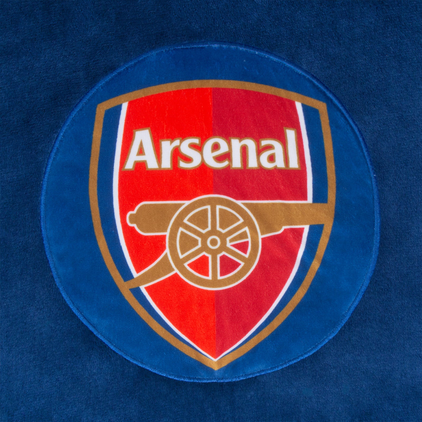 Arsenal oversized hoodie blanket for kids in navy blue