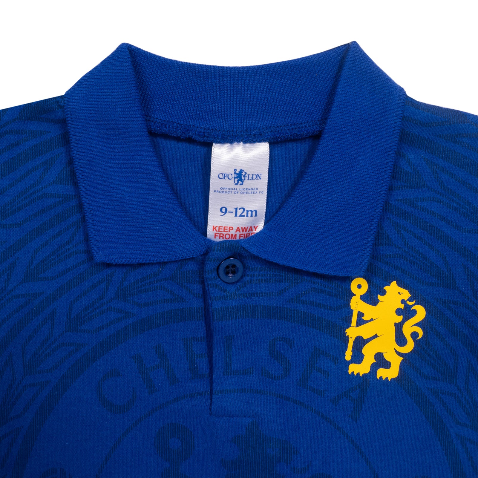Chelsea FC baby sleepsuit in blue