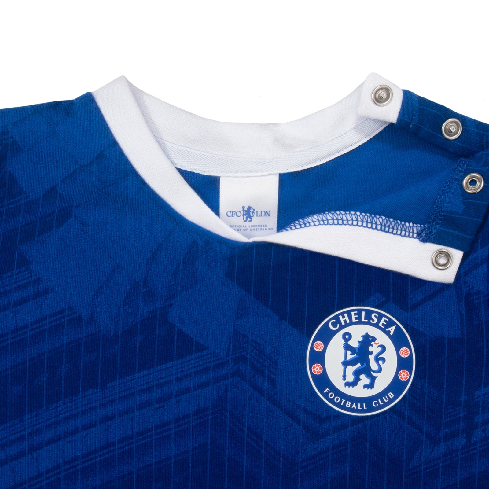 Chelsea FC baby sleepsuit in blue