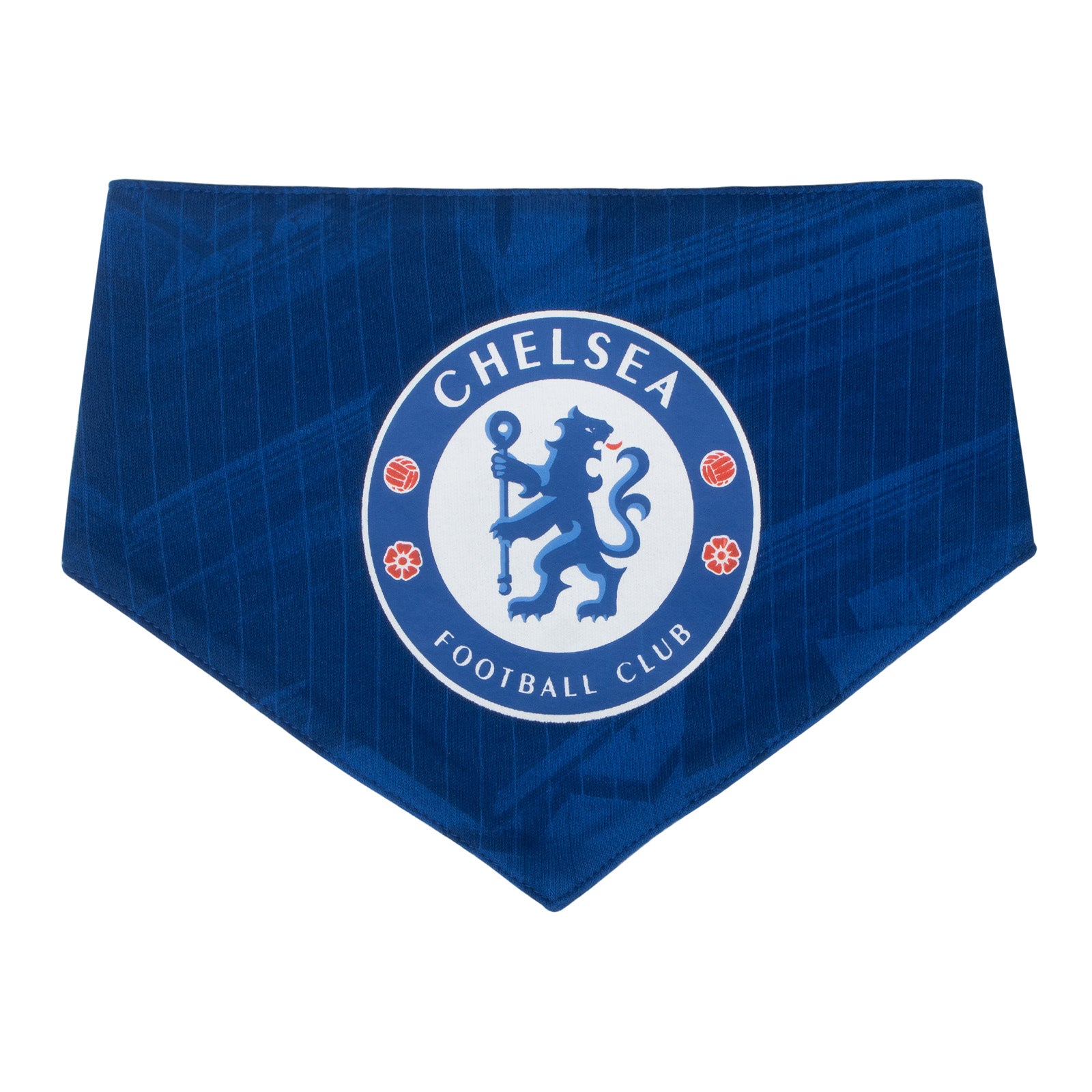Chelsea FC baby 2pk bibs in blue & off-white