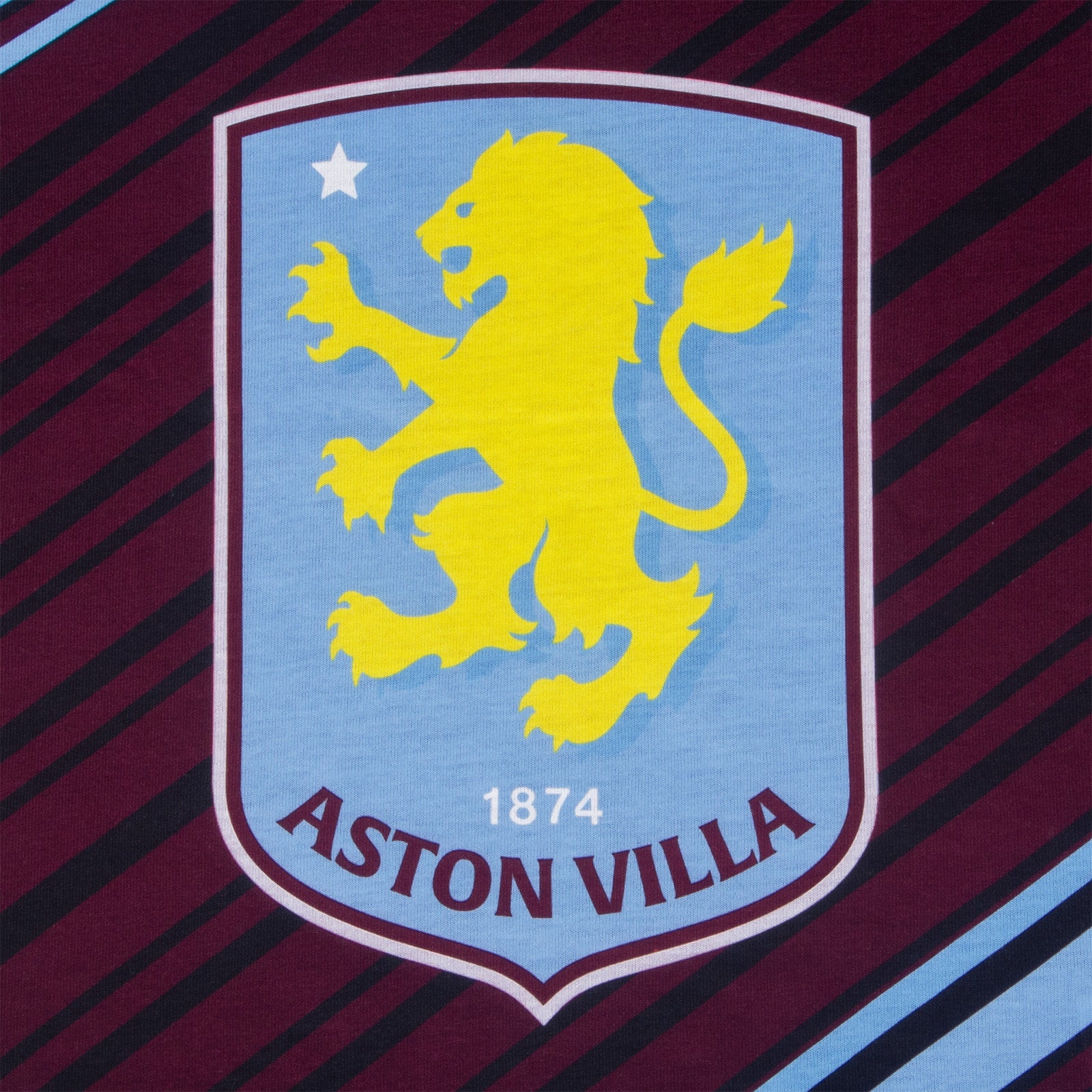 Aston Villa short pyjamas for kids in claret