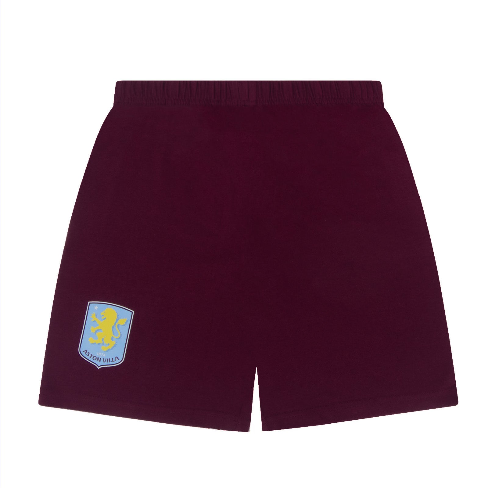 Aston Villa short pyjamas for kids in claret