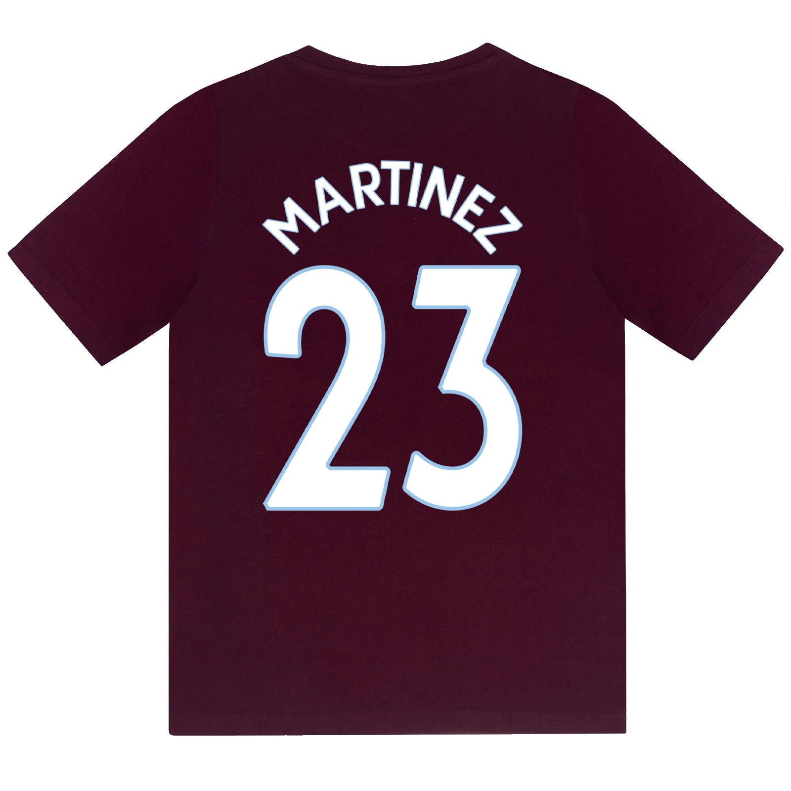 Aston Villa short pyjamas for kids in claret