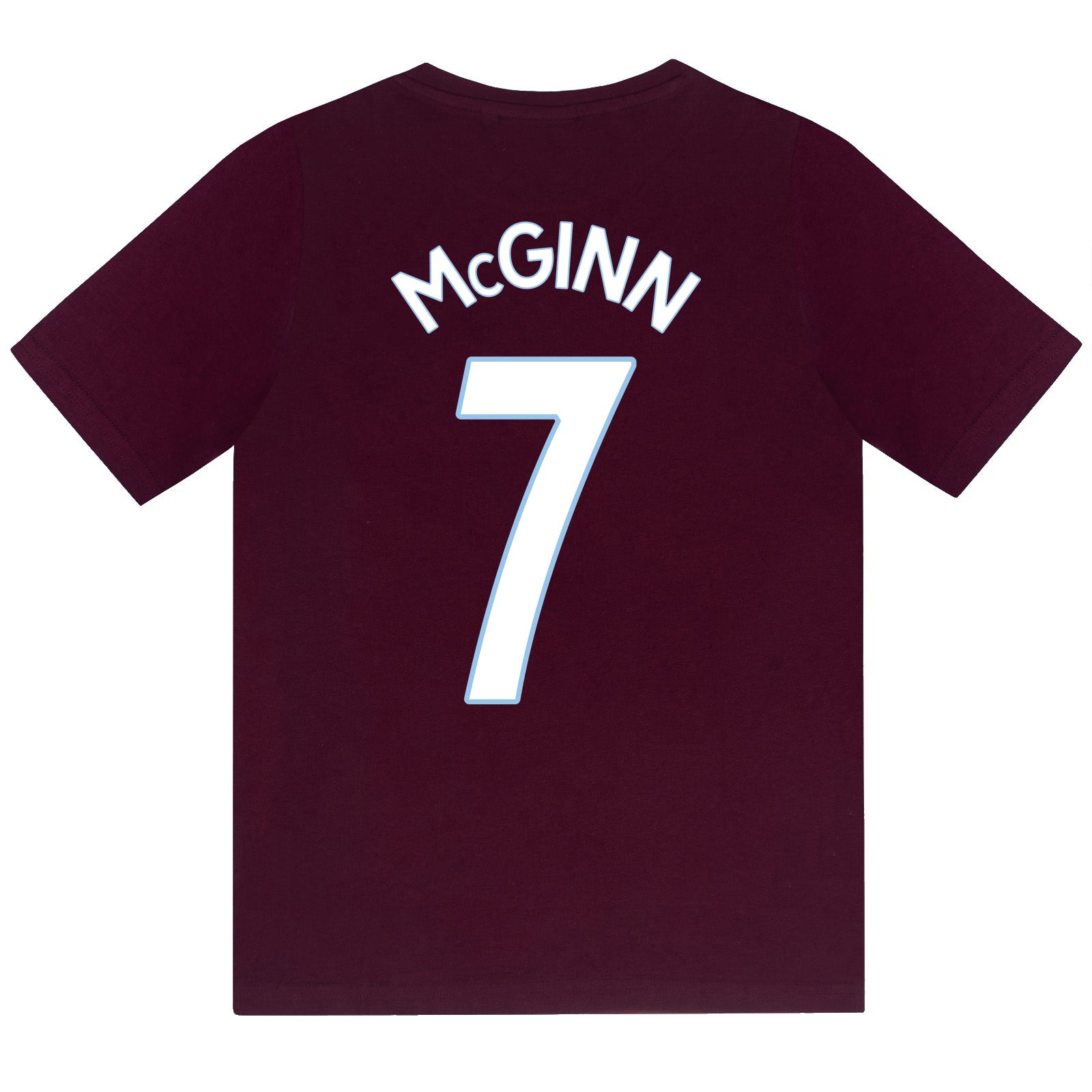 Aston Villa short pyjamas for kids in claret
