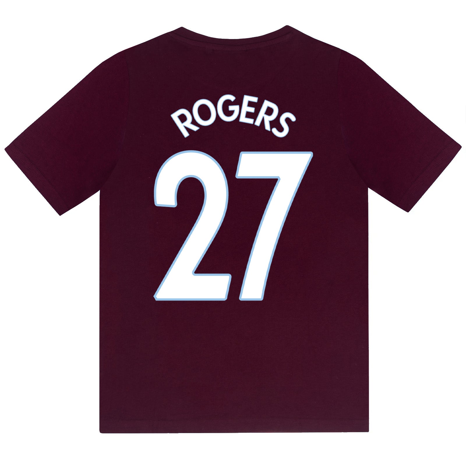Aston Villa short pyjamas for kids in claret