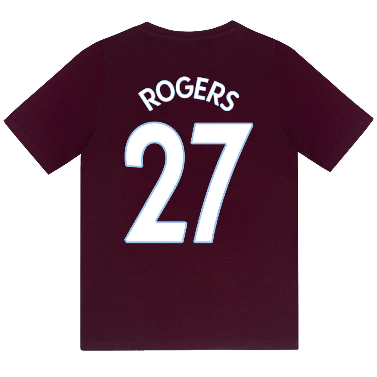 Aston Villa short pyjamas for kids in claret