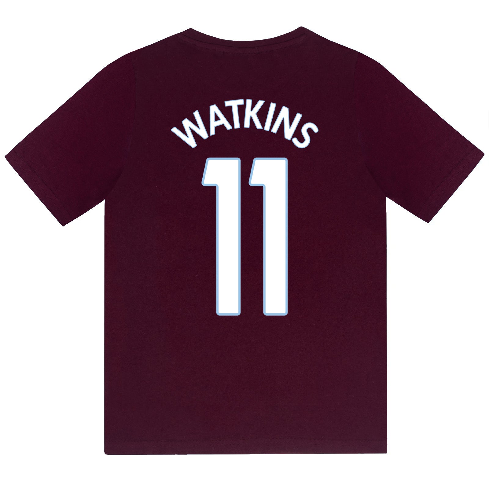 Aston Villa short pyjamas for kids in claret