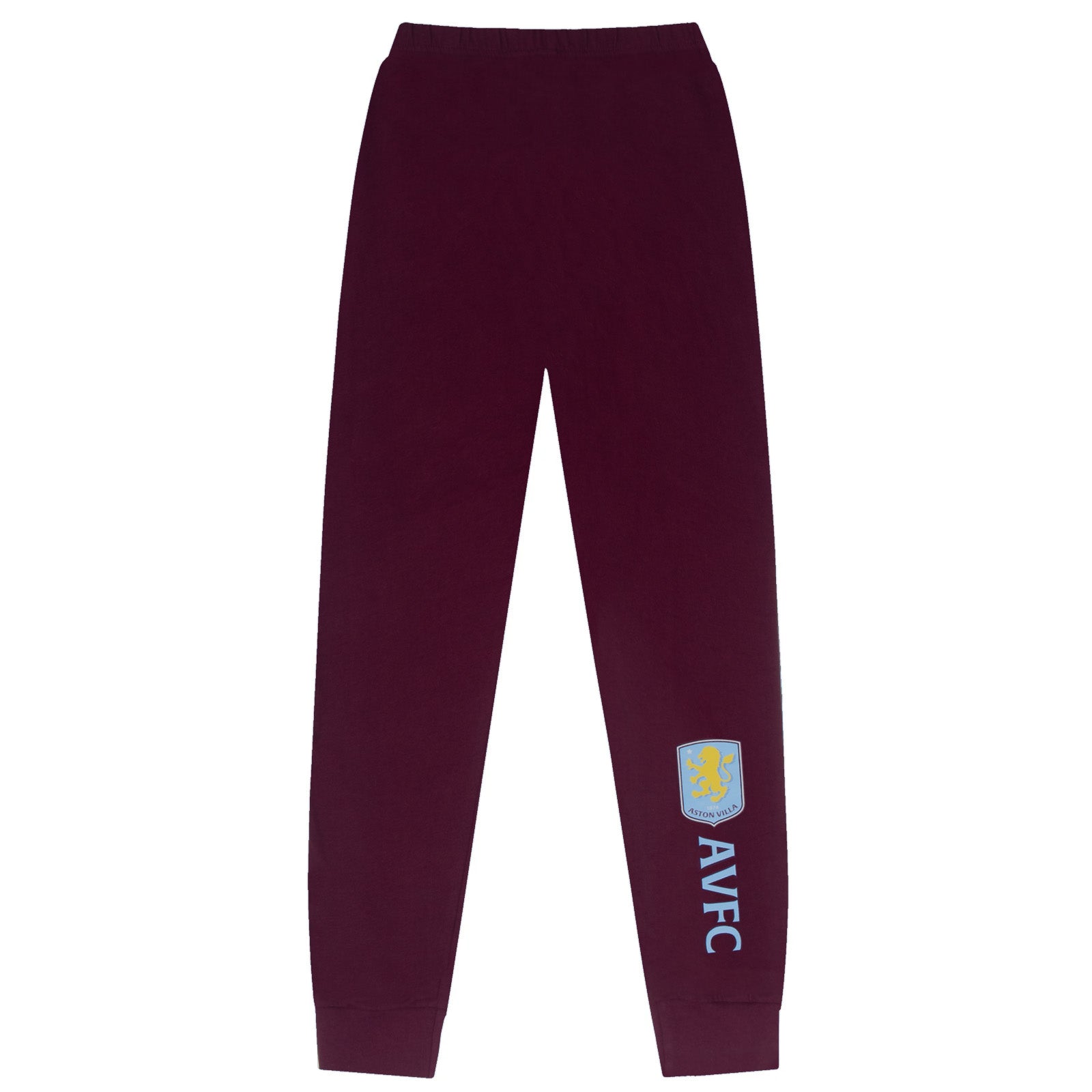 Aston Villa long pyjamas for kids in claret