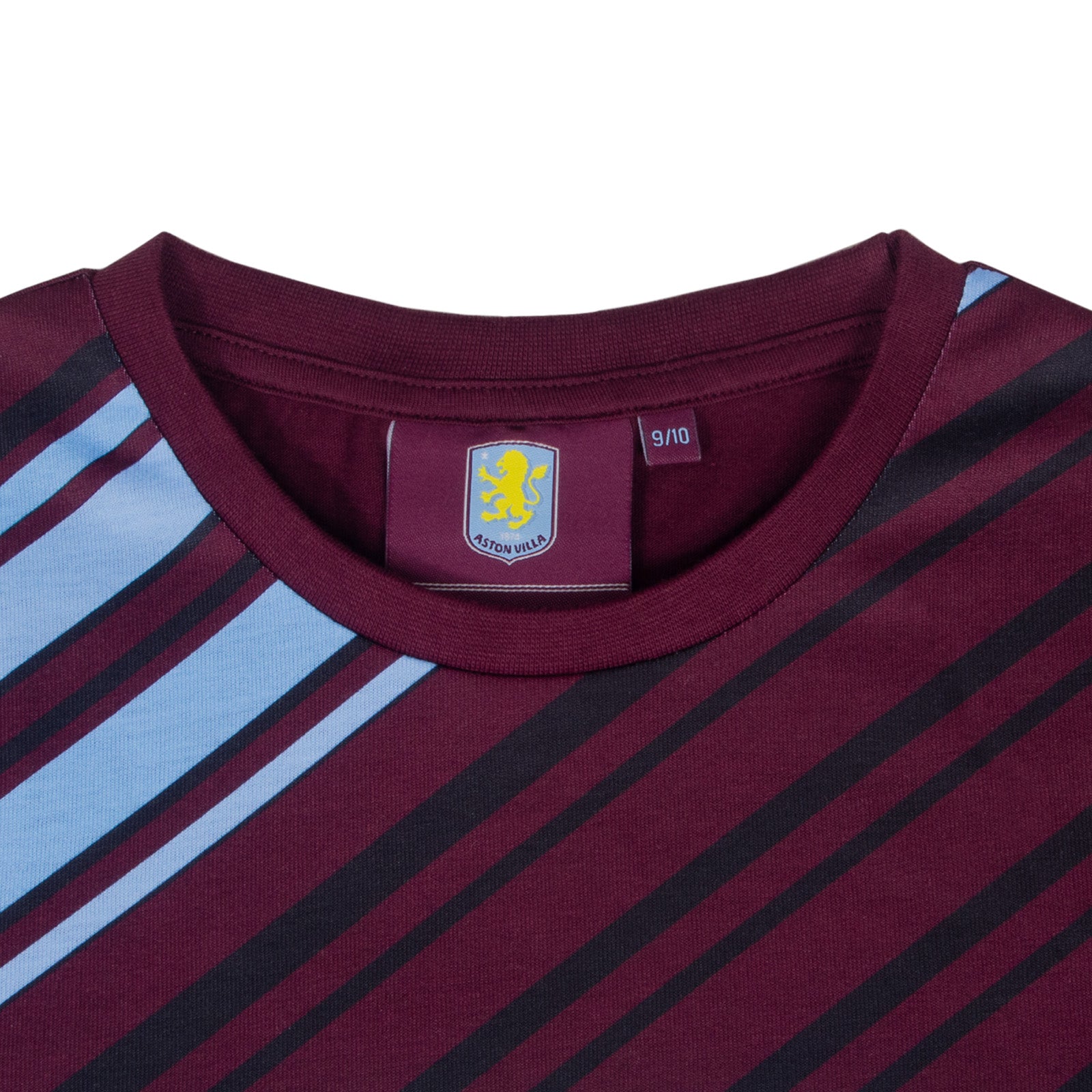 Aston Villa long pyjamas for kids in claret