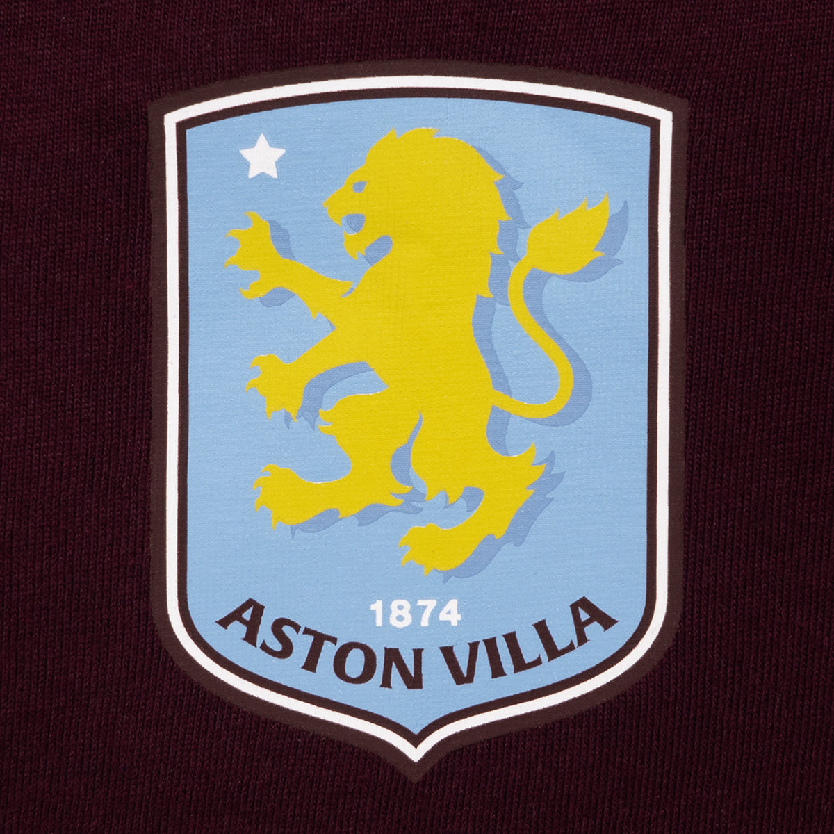 Aston Villa adults long pyjamas in claret and blue. Short sleeve top featuring club crest to chest. Long bottoms with club crest to leg and VILLA text on the waistband