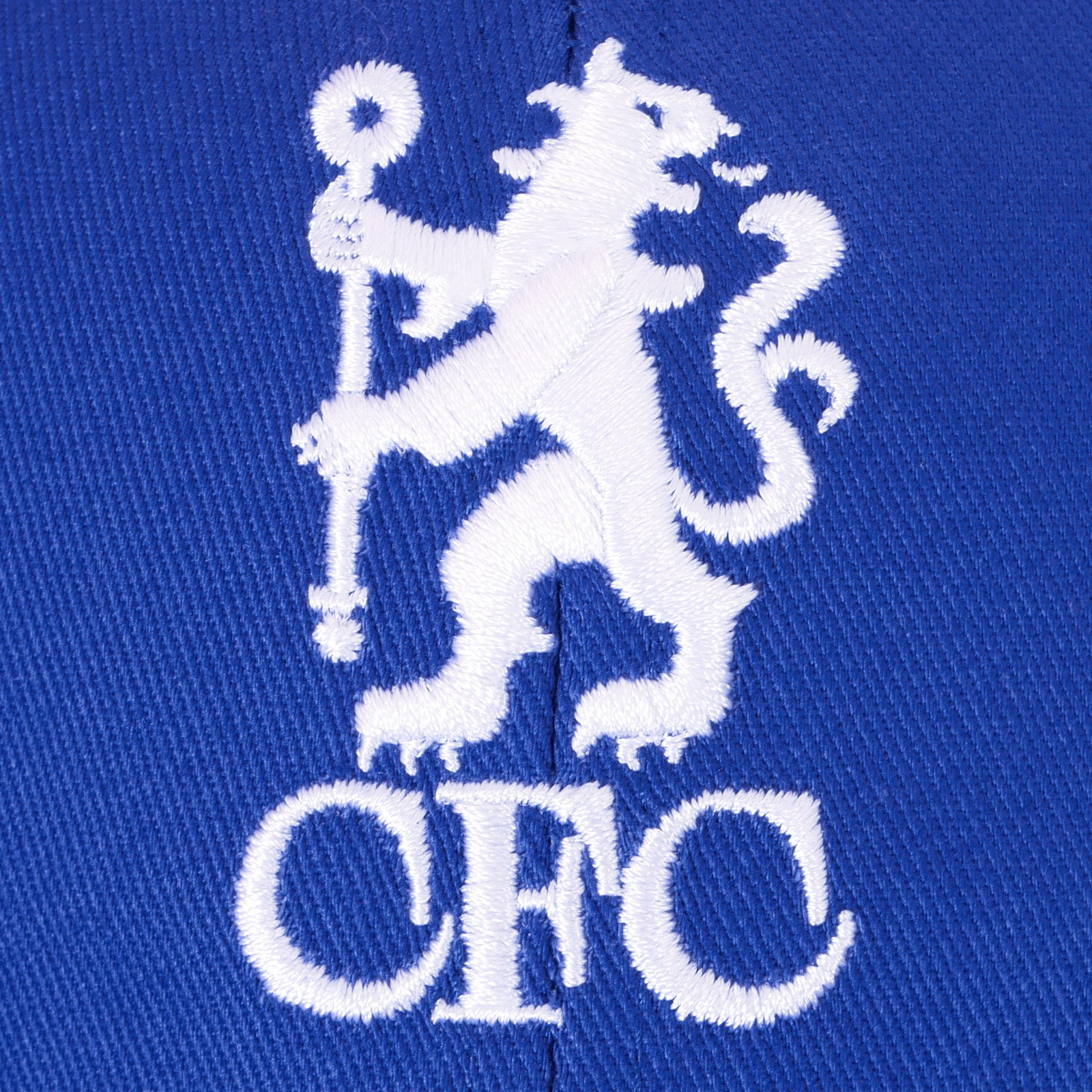 Chelsea baseball cap hat in royal blue