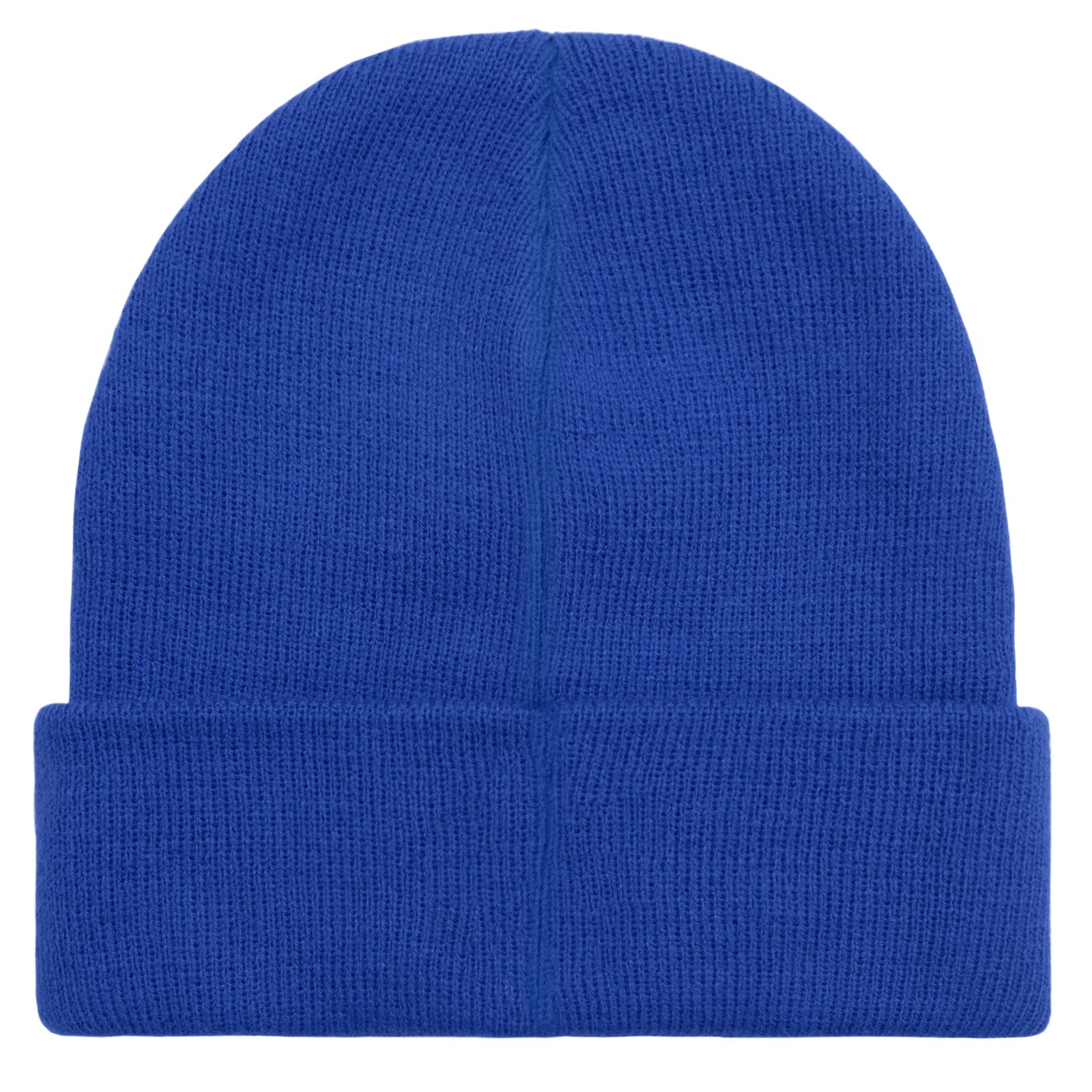 Chelsea beanie hat in royal blue with club crest to the front