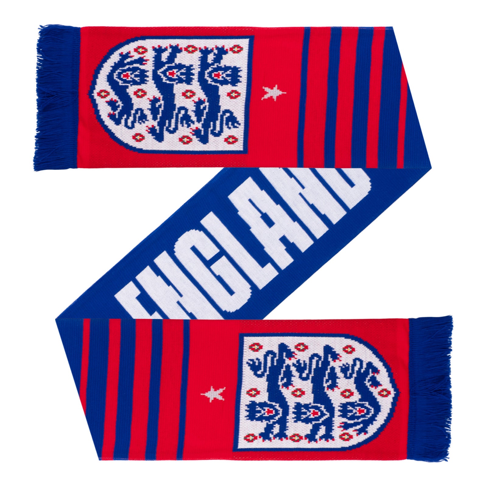 England knitted jacquard scarf