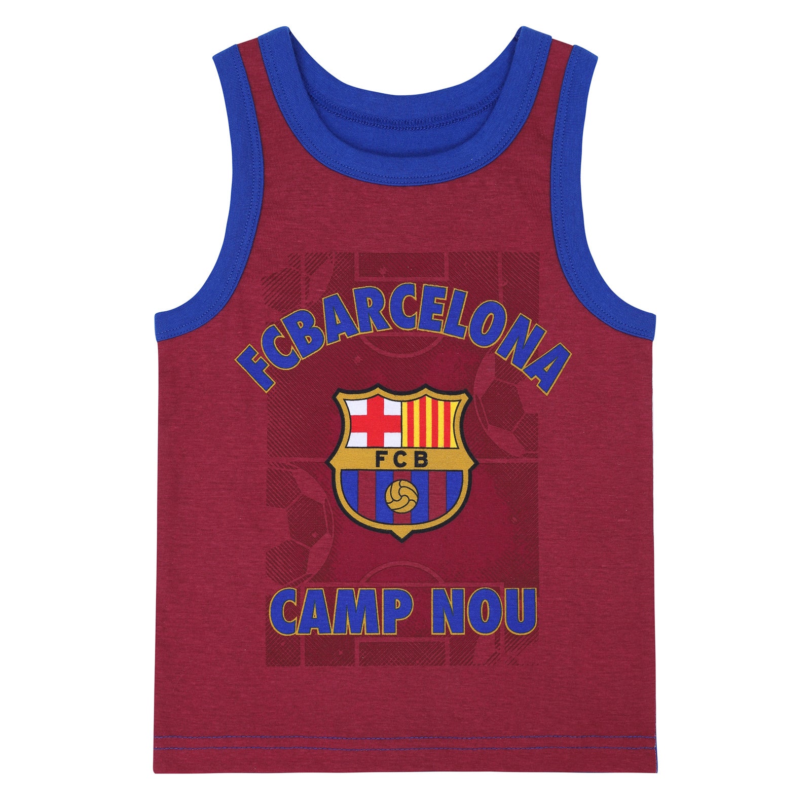 FC Barcelona boxers short & vest set for boys in blue