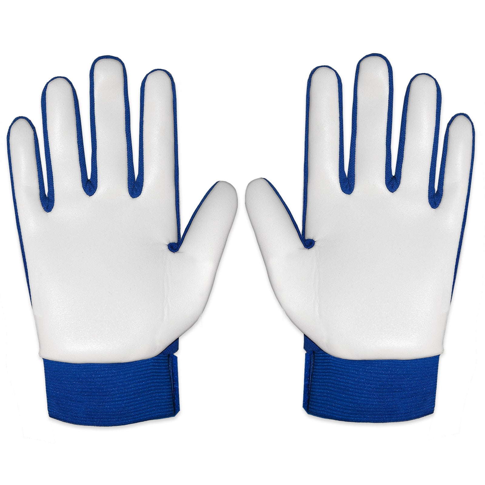 FC Barcalona blue goalkeeper gloves with FCB crest & text print to each glove