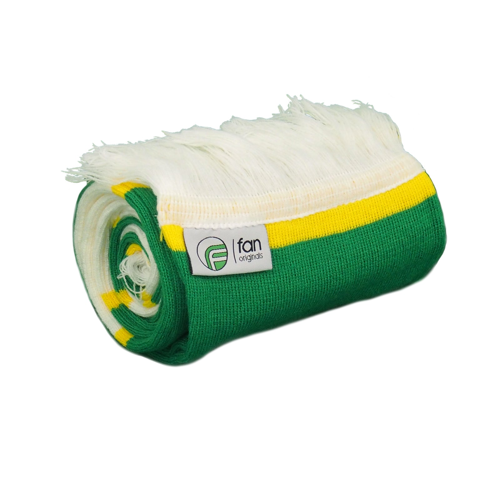 Celtic retro football bar scarf in green and white from our Fan Originals range.