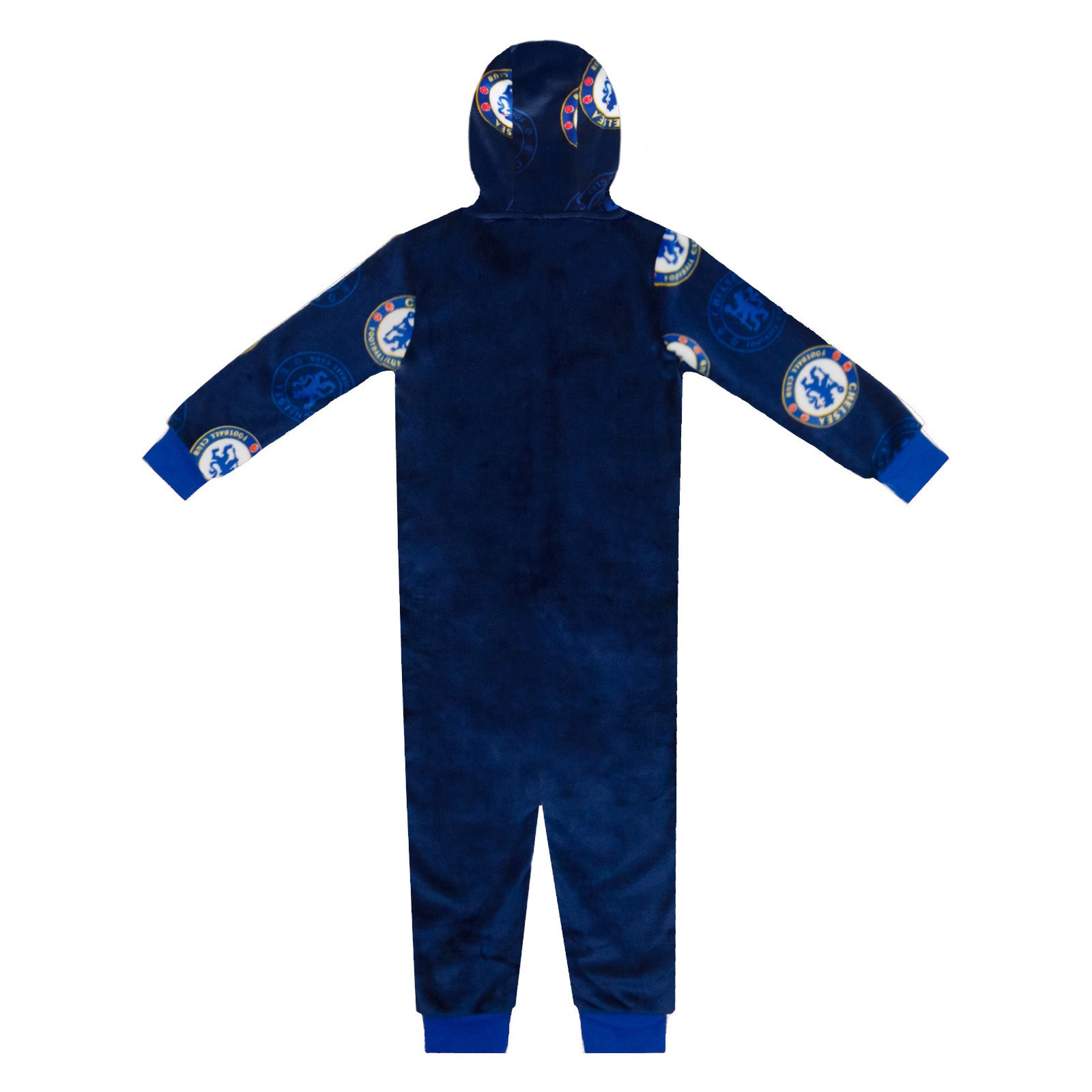 Chelsea adults track jacket in navy blue with retro crest on the chest.