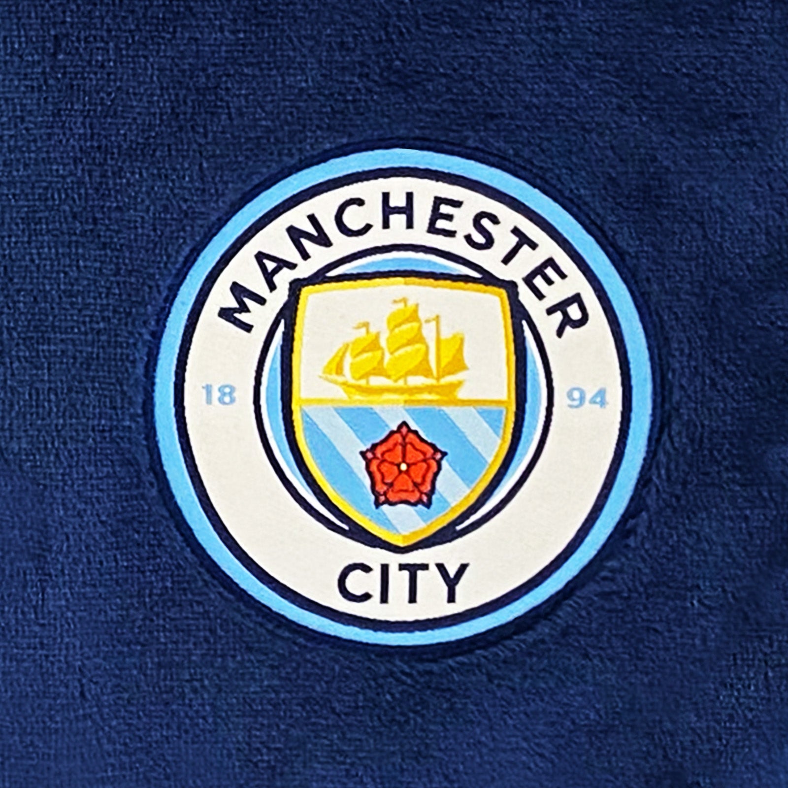 Manchester City onesie for kids in navy blue