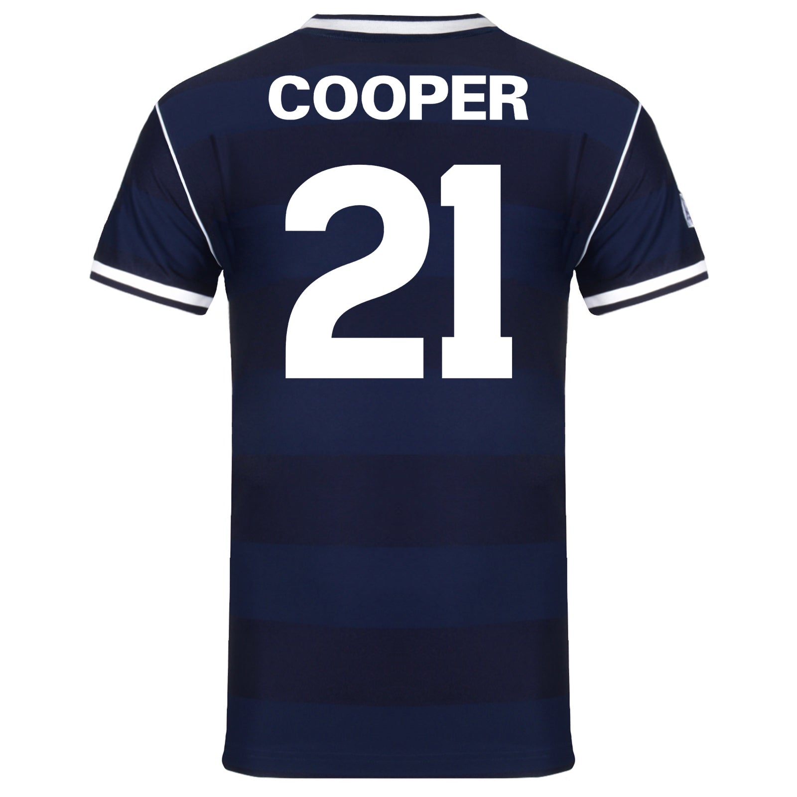 Scotland retro 1986 football shirt. Replica shirt in navy blue with crest to chest