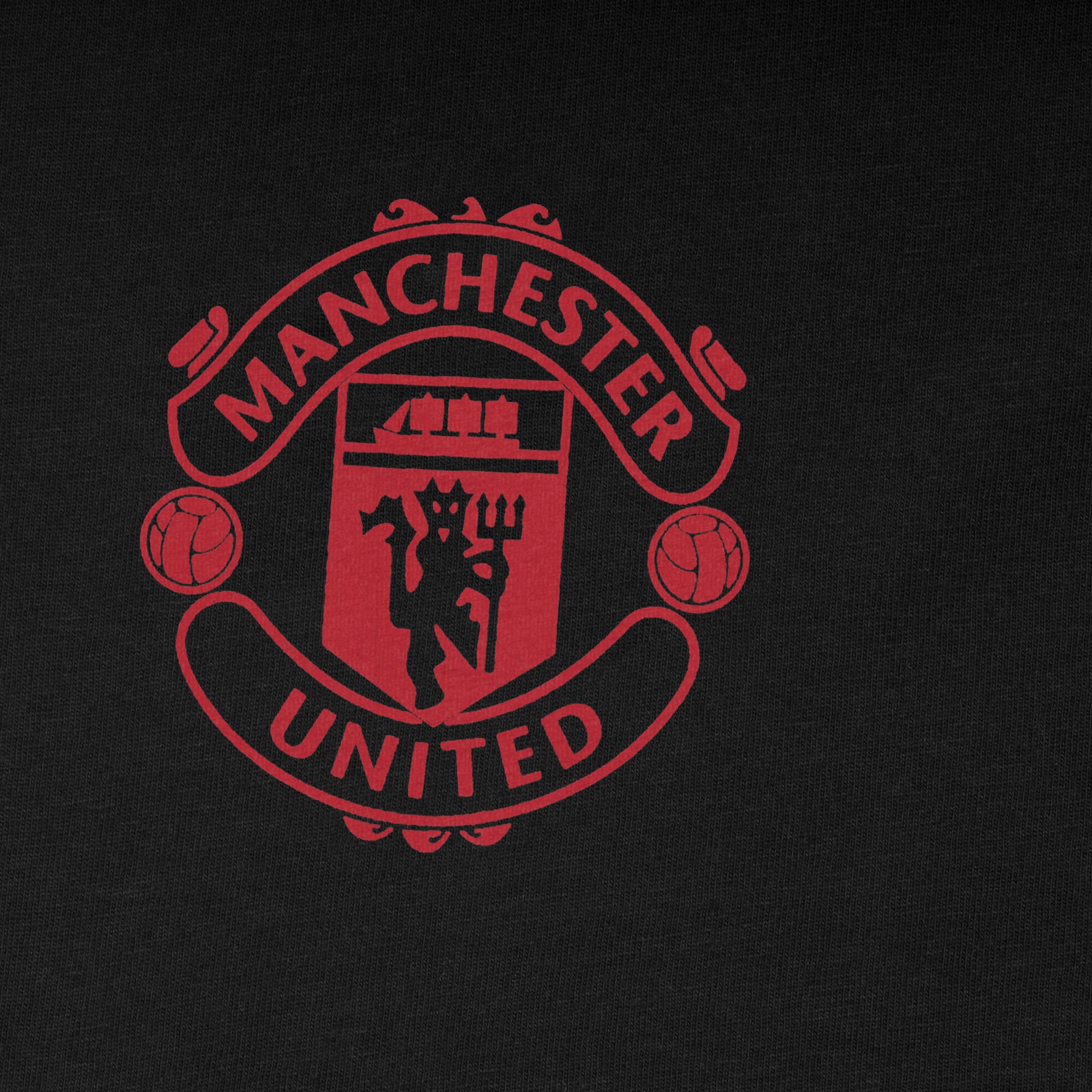 Manchester United short pyjamas for adults in black