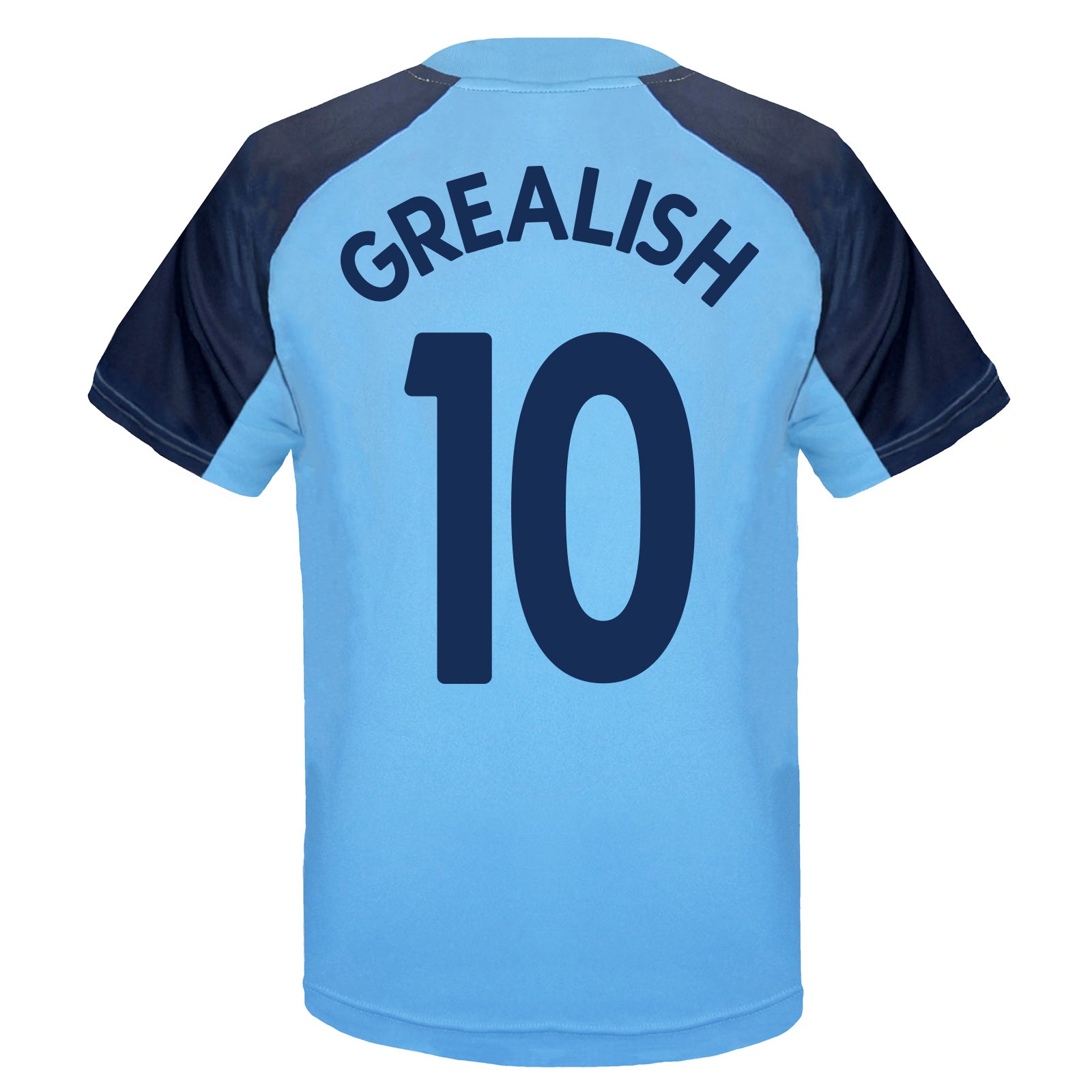 Man City kids T-shirt in sky blue with club crest to chest