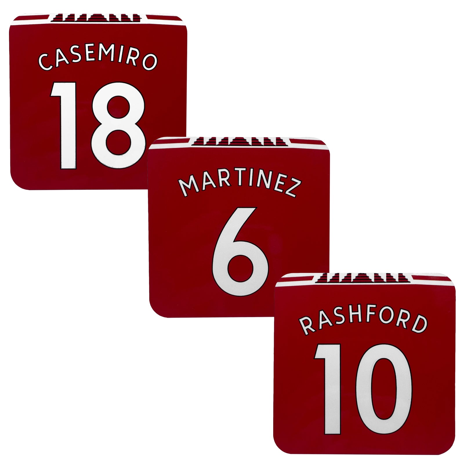 Man United Football Coasters with Player Images