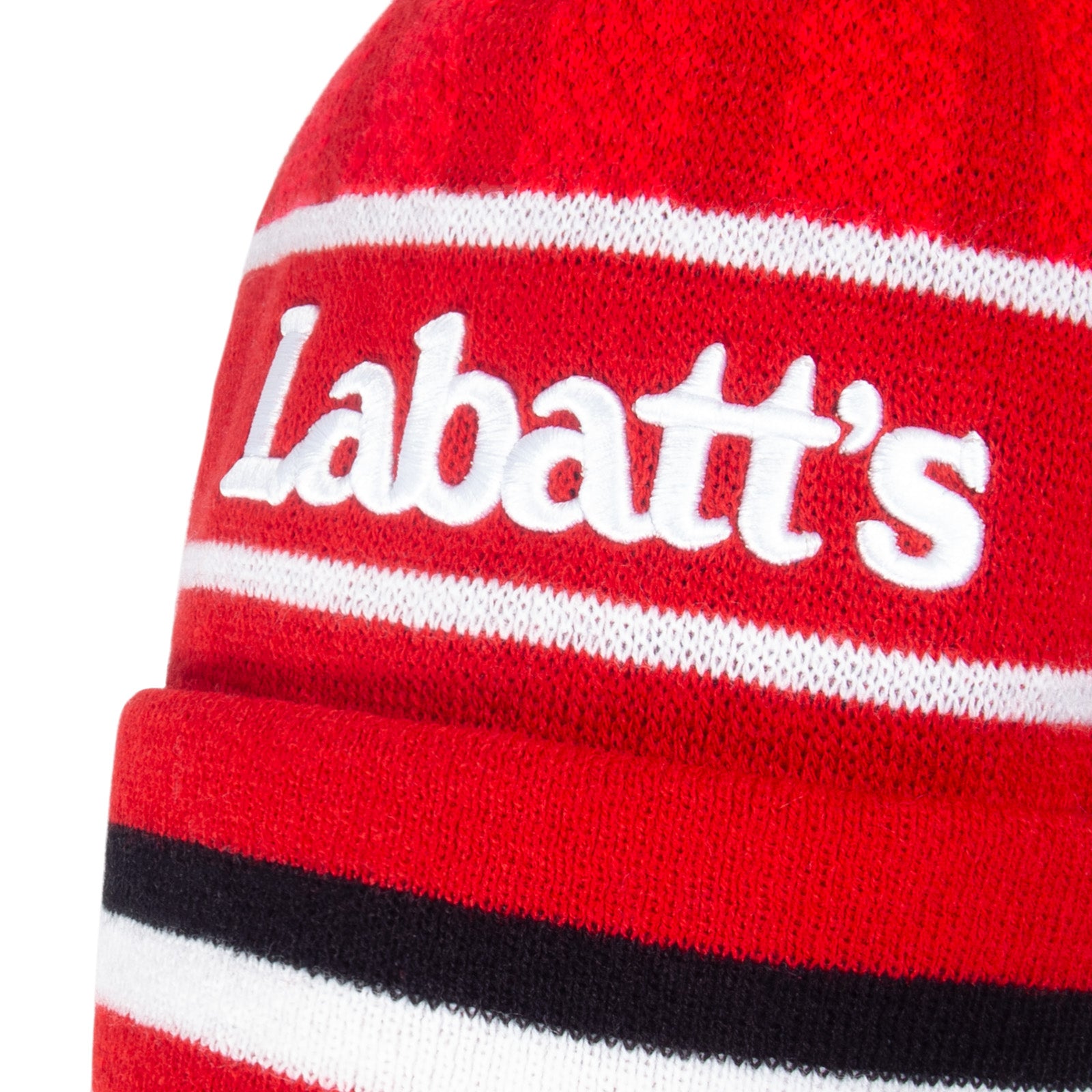 Nottingham Forest retro knitted bobble hat in red 1994 colours