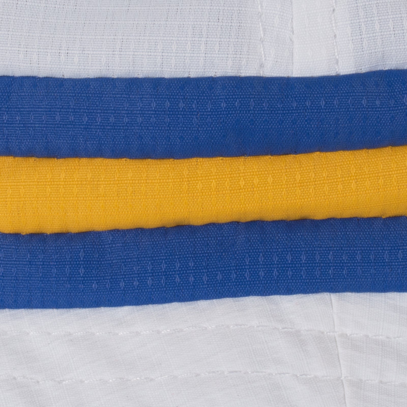 Leeds United bucket hat in white, blue and yellow