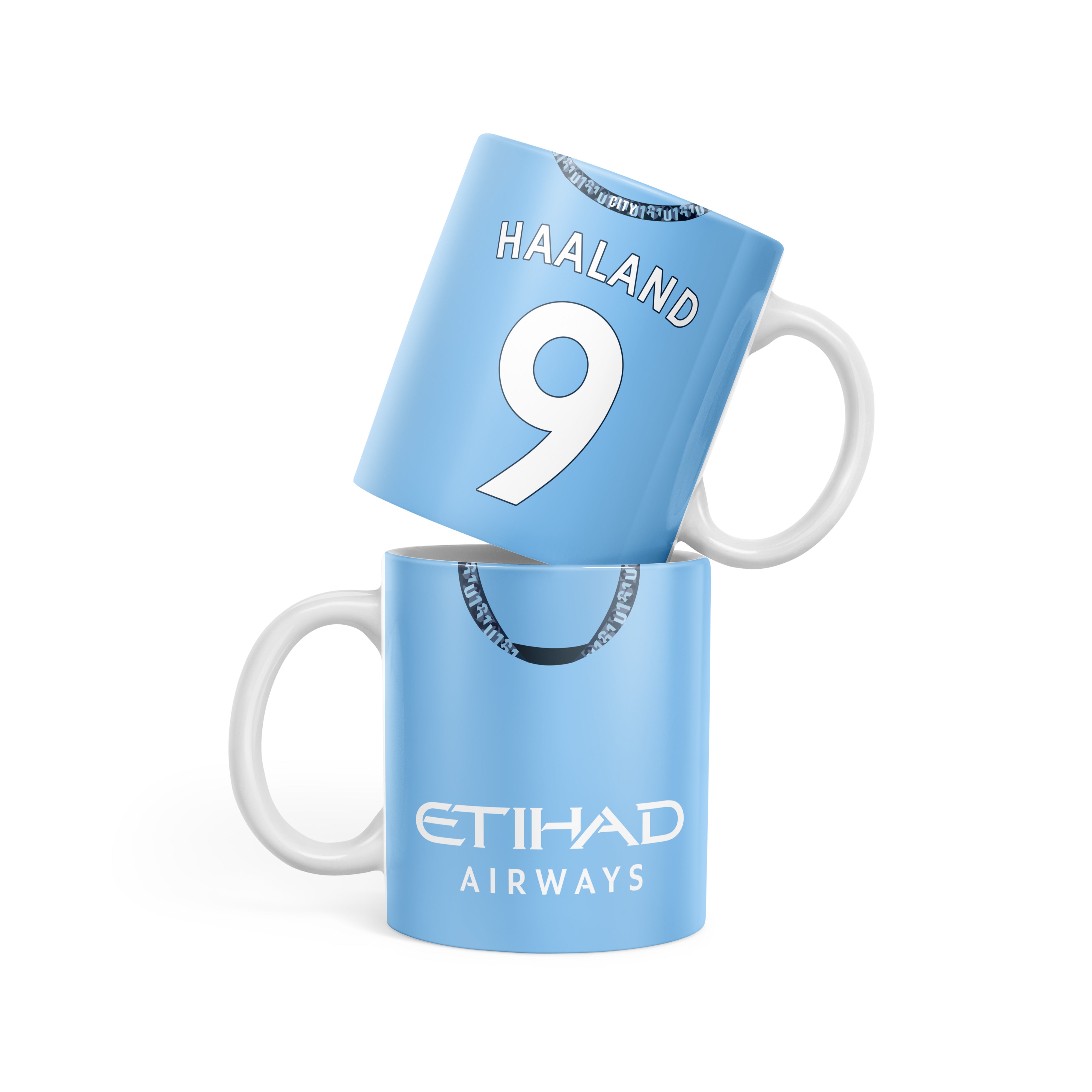 Manchester City legends Foden mug in blue