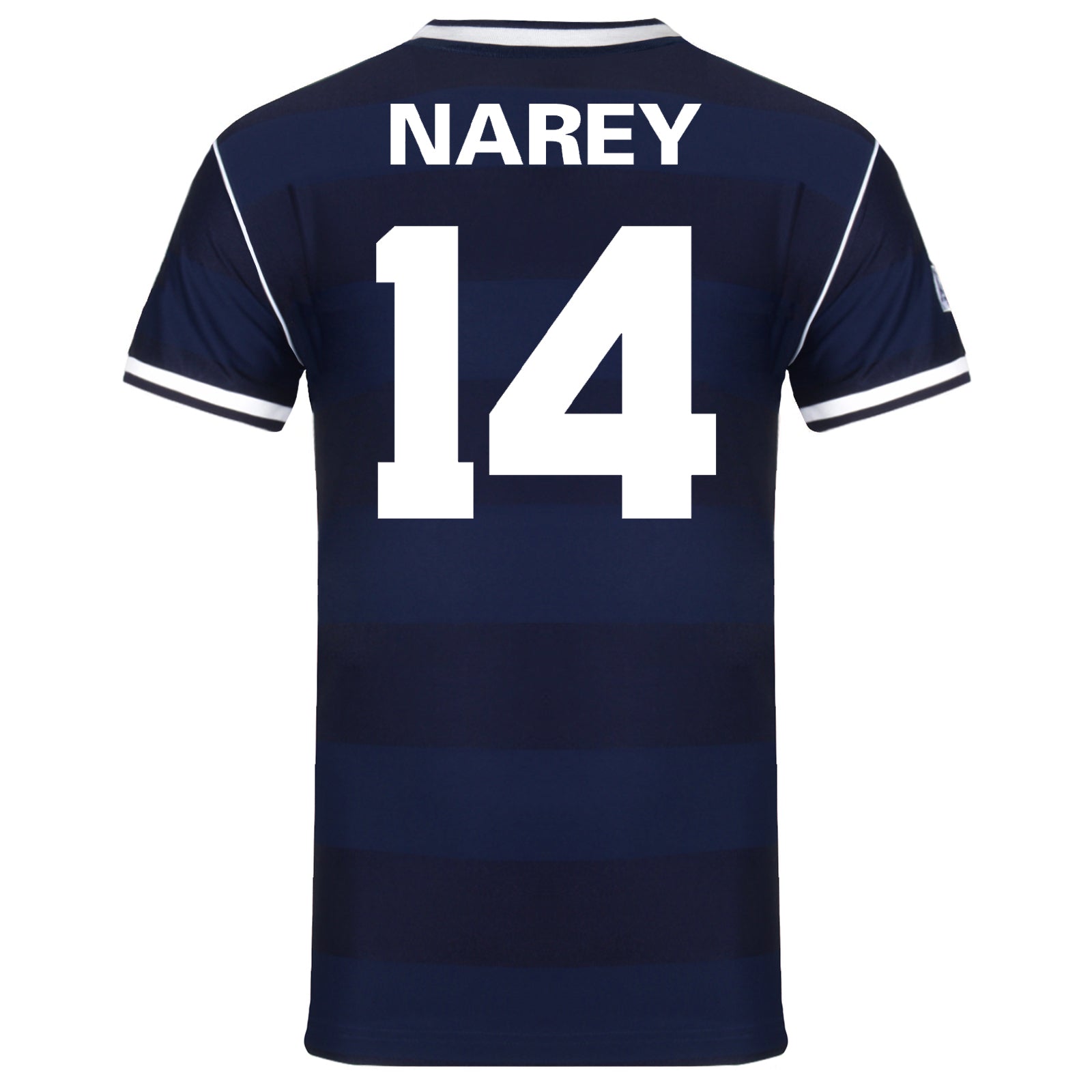 Scotland retro 1986 football shirt. Replica shirt in navy blue with crest to chest